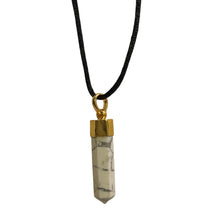 Load image into Gallery viewer, Howlite White Pendant
