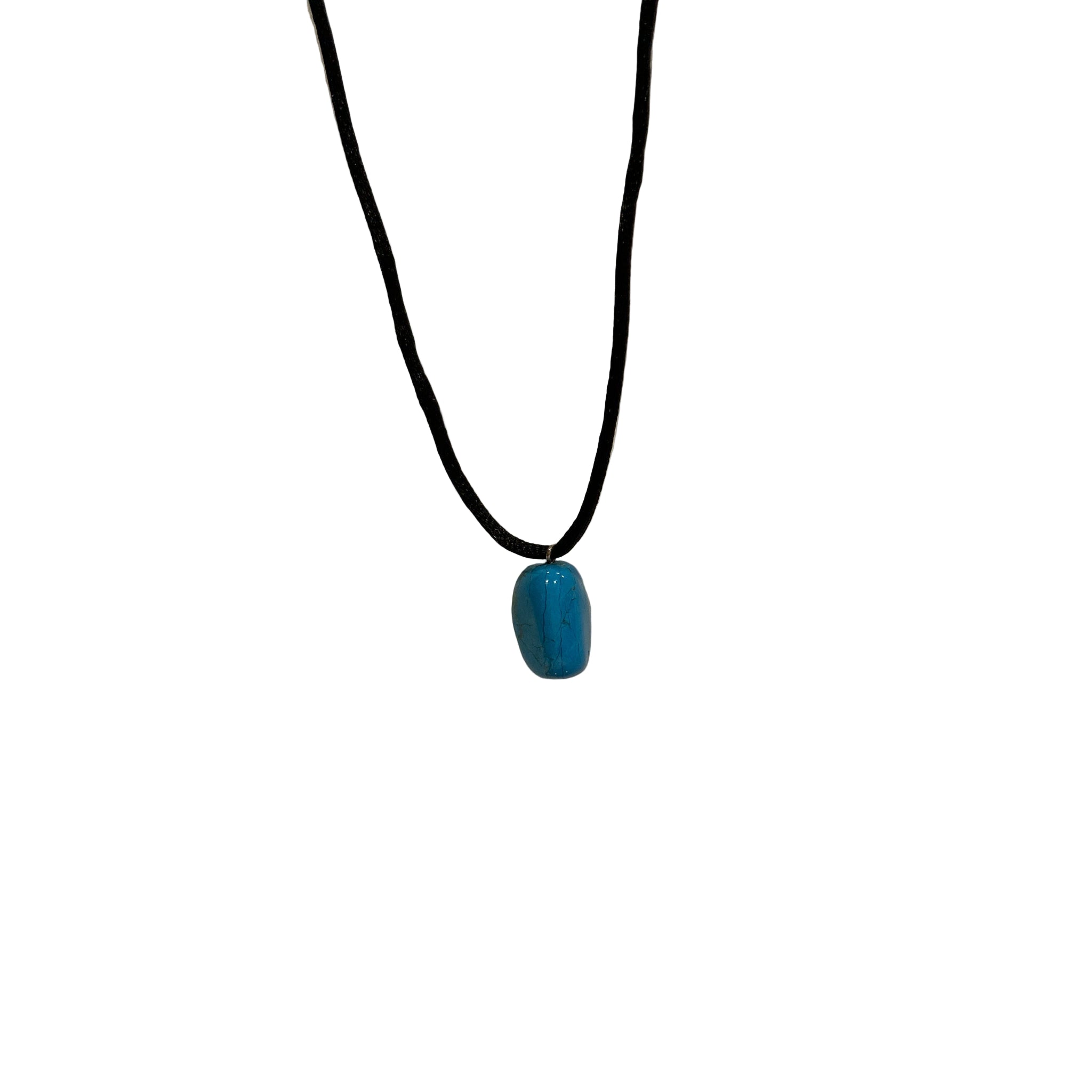 Howlite Blue Pendant