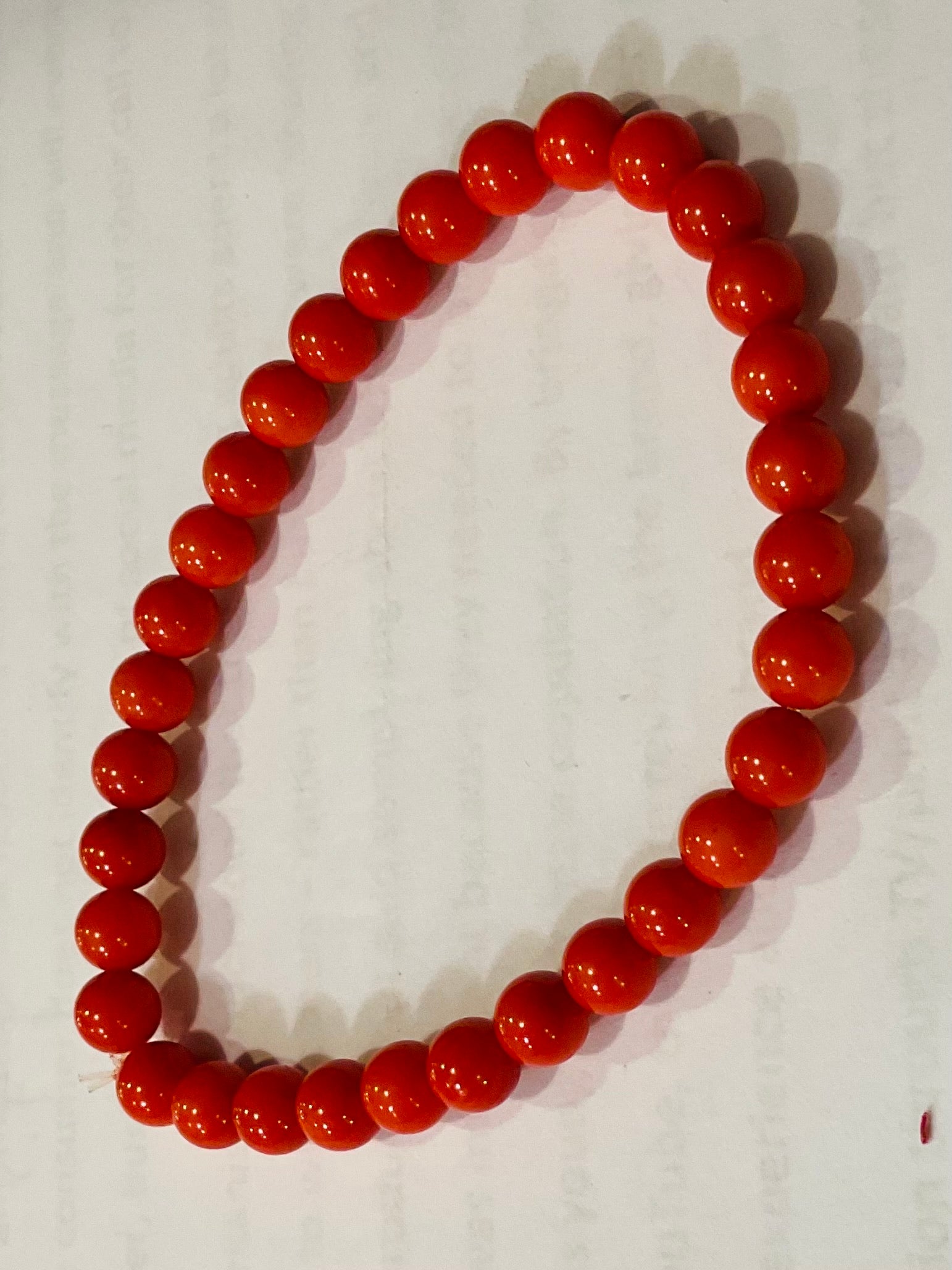 Red coral bracelet design 1