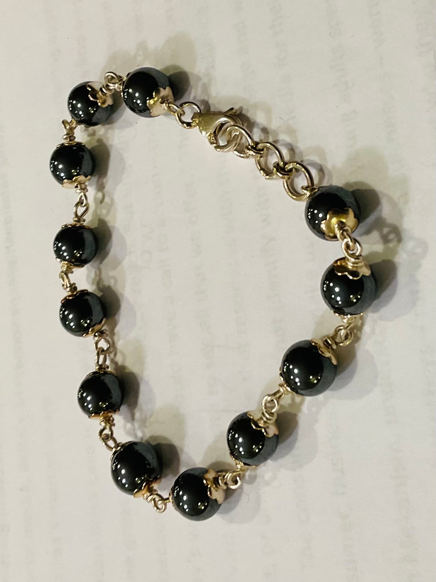 Hematite bracelet