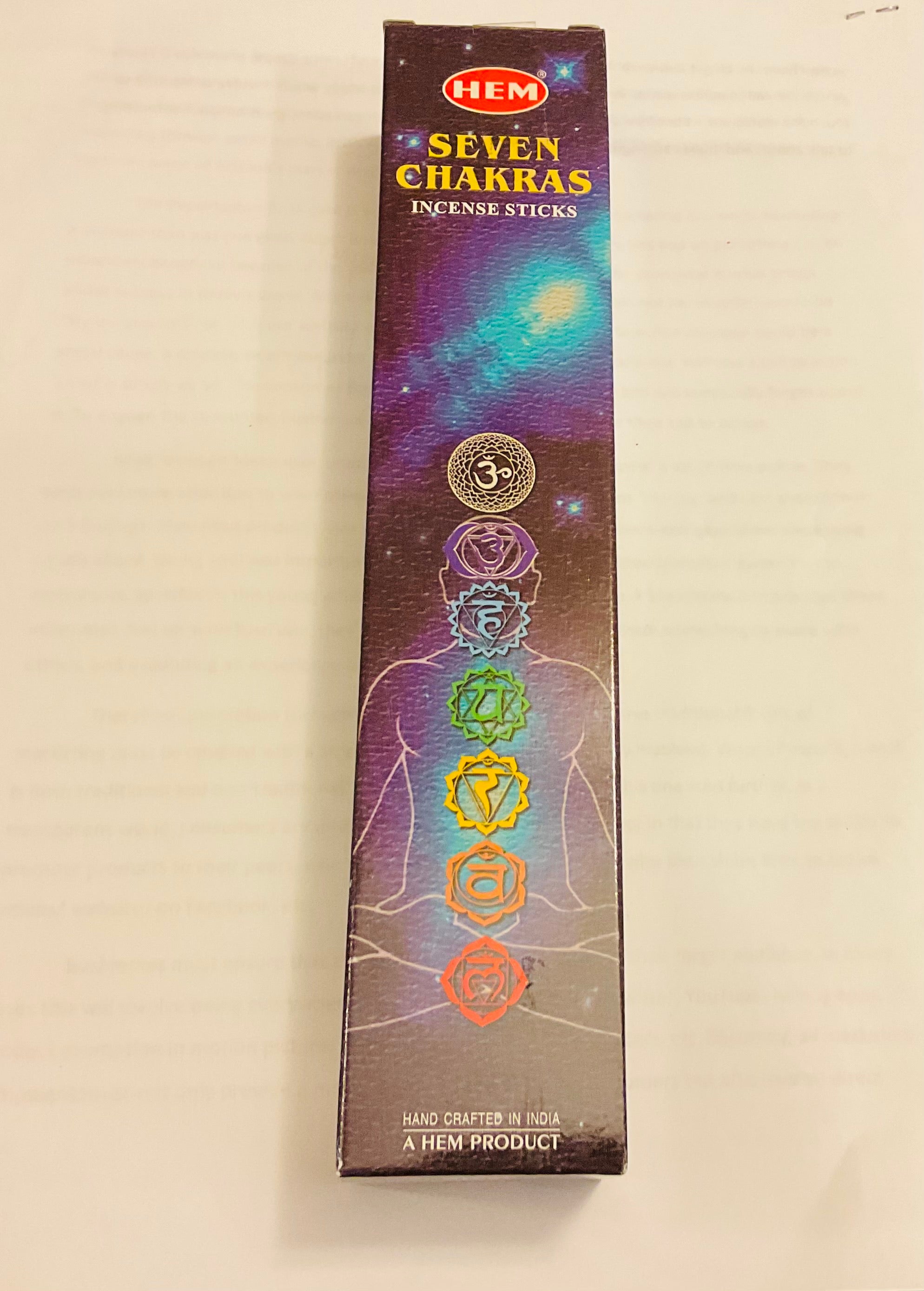 Chakra incense
