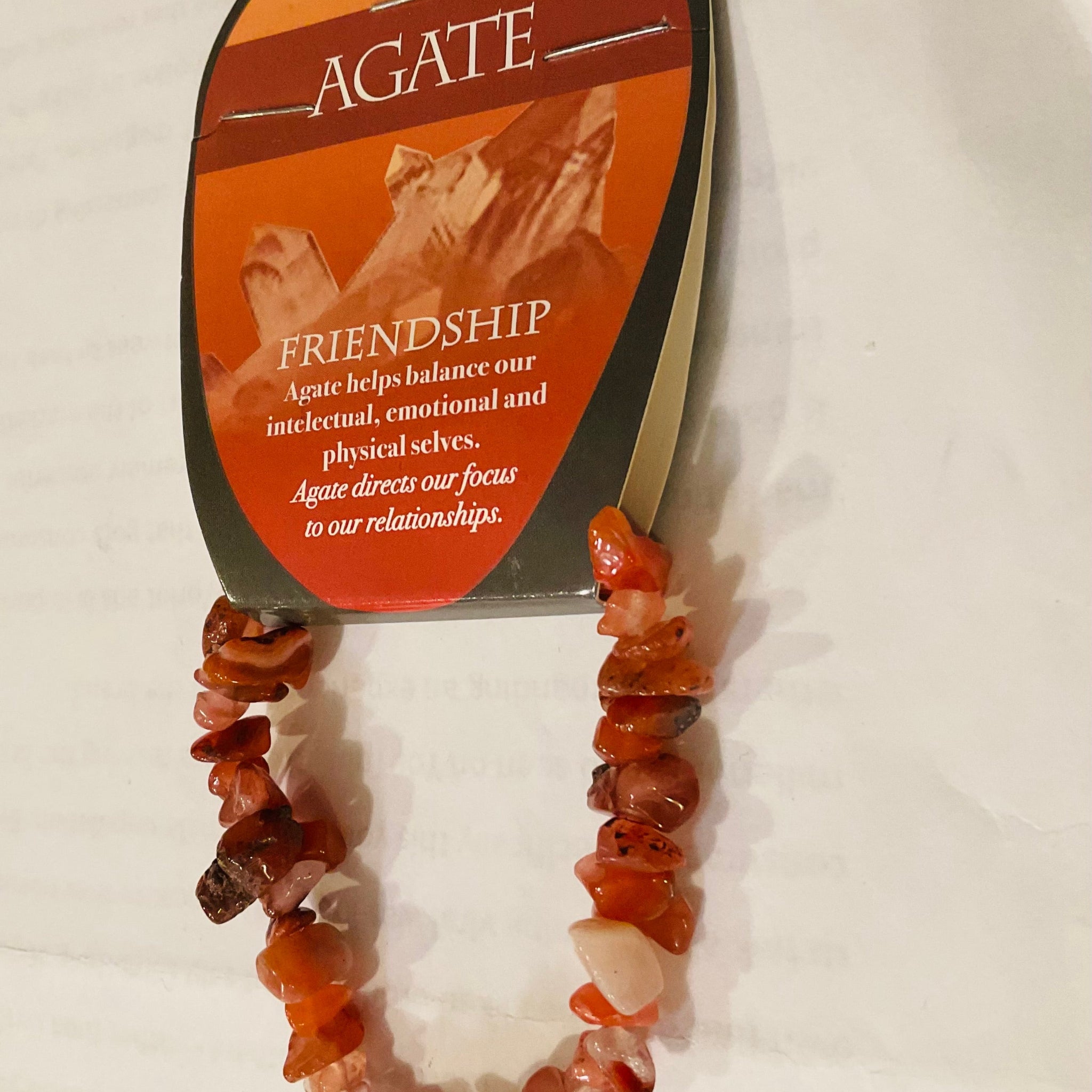 Agate bracelet