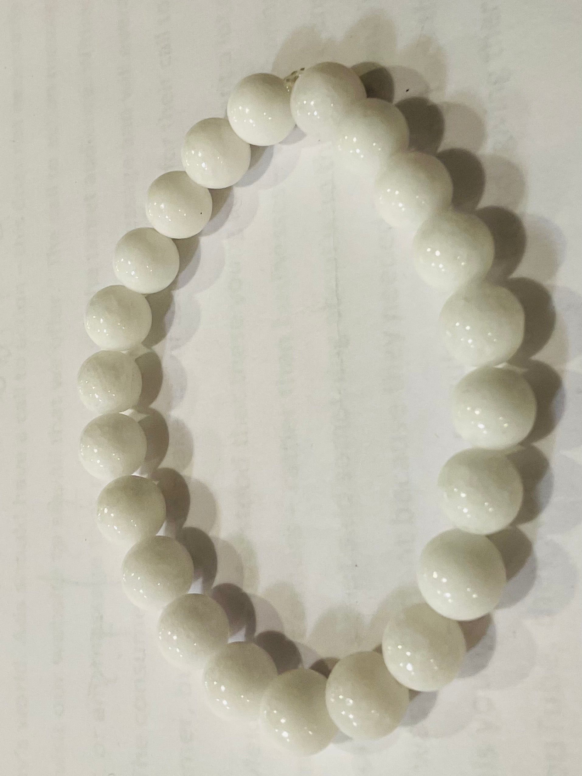 White coral bracelet design 1