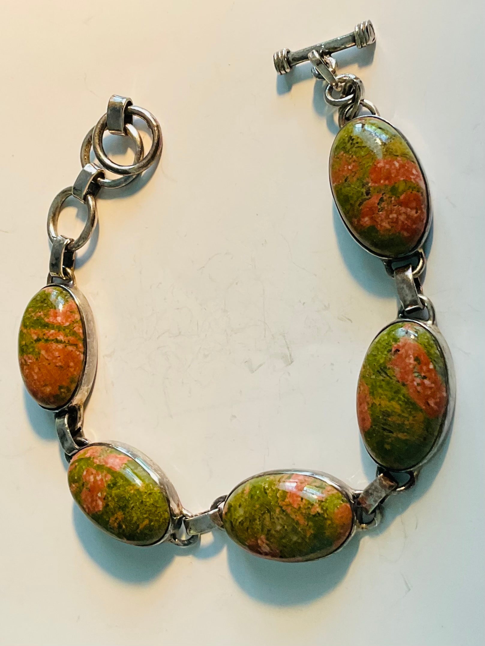 Unakite bracelet