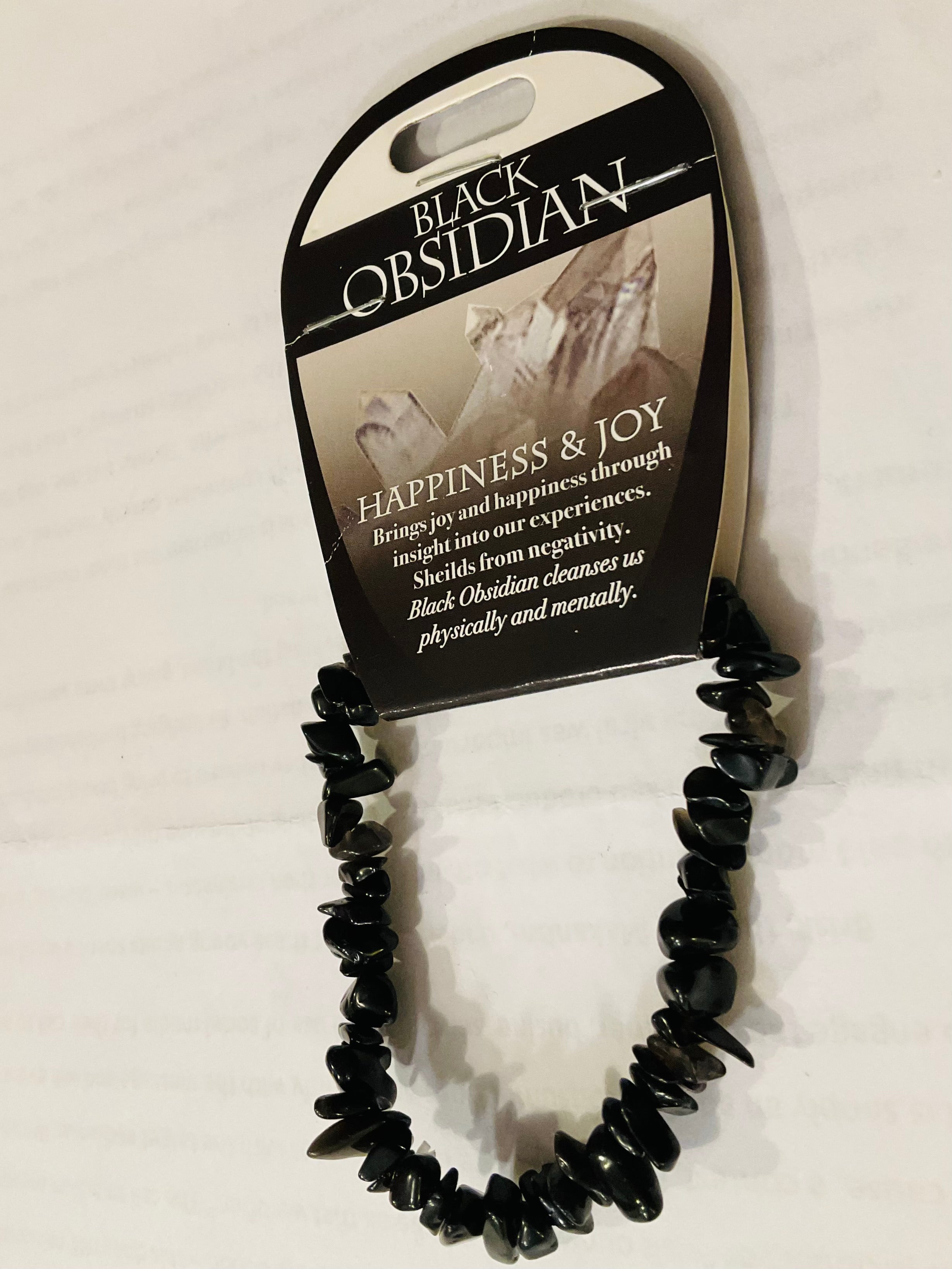 Black obsidian