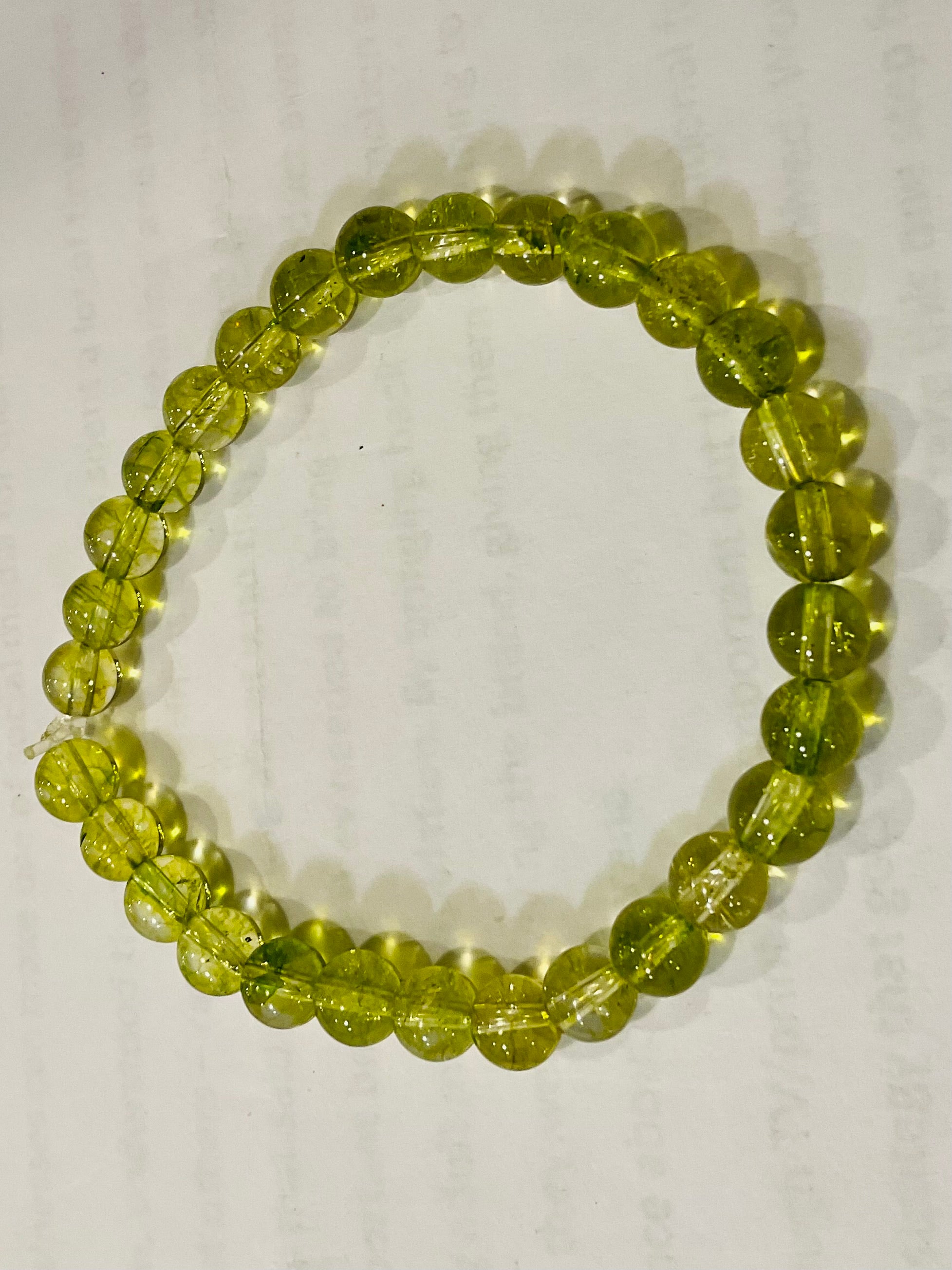 Peridot bracelet design 4