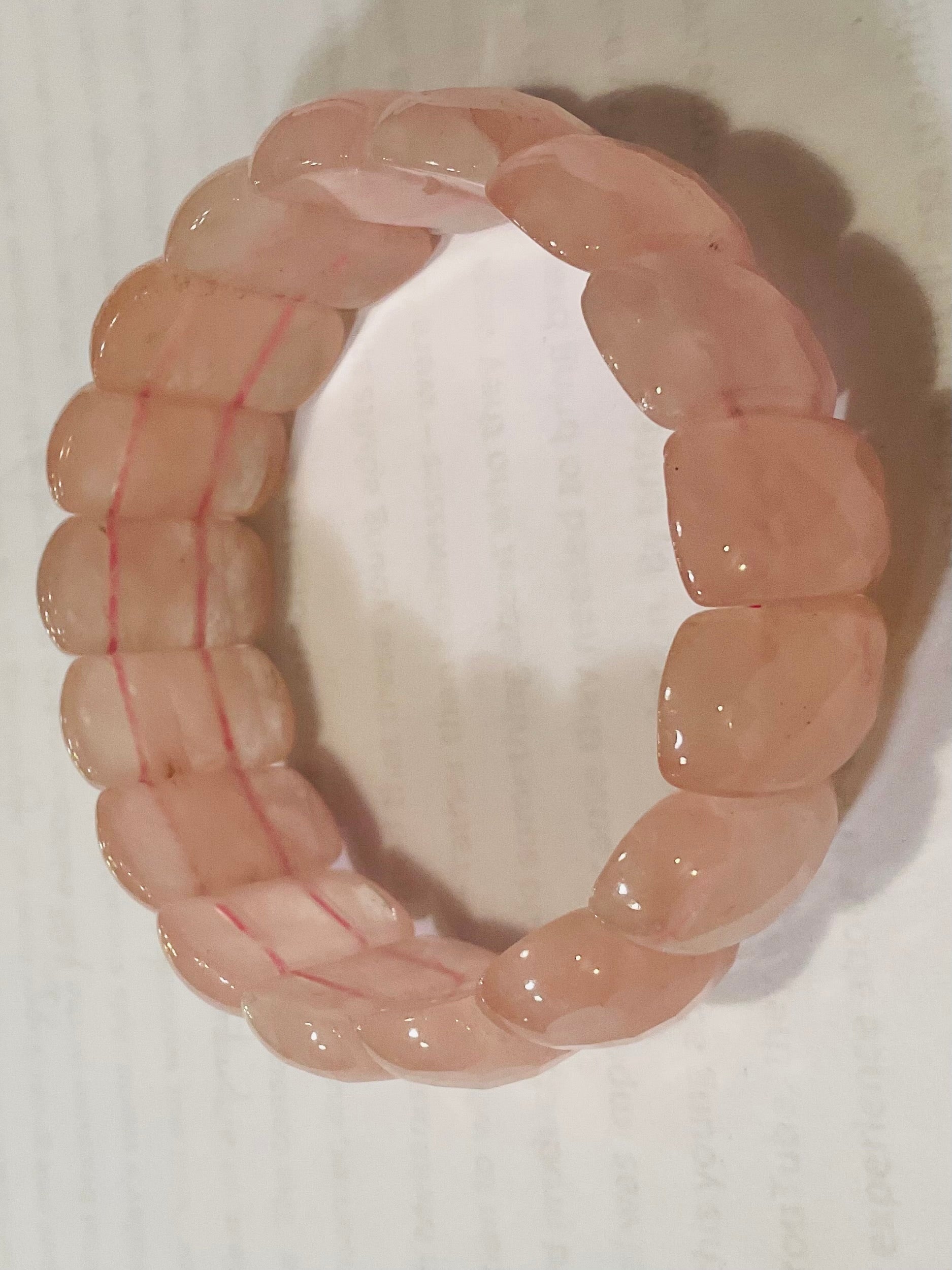Rose Quartz bracelet design 5