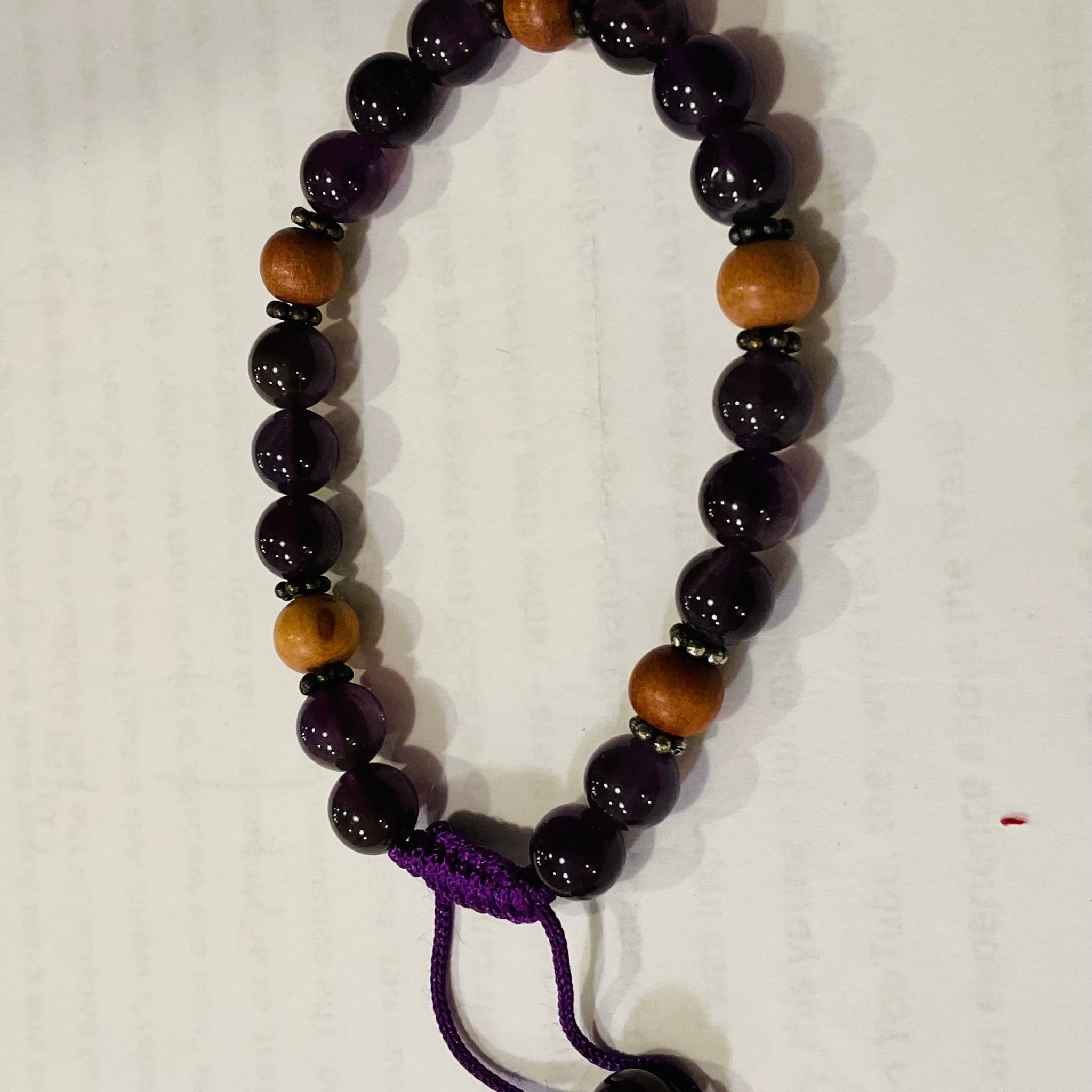Amethyst bracelet