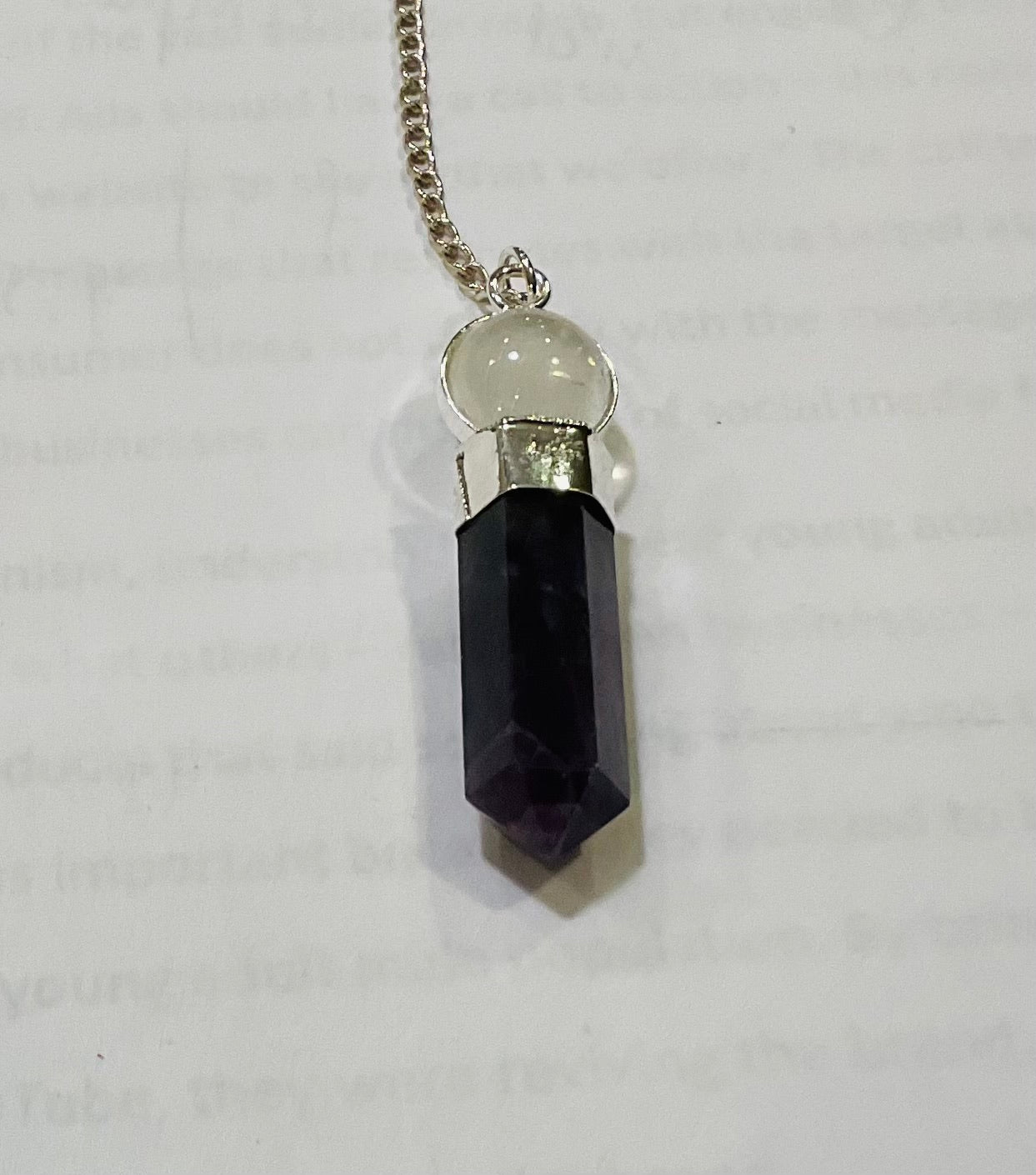 Amethyst Quartz pendulum