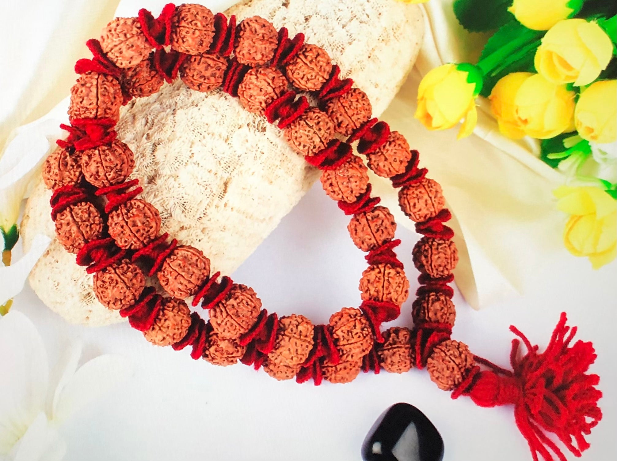 6 Mukhi rudraksha kantha