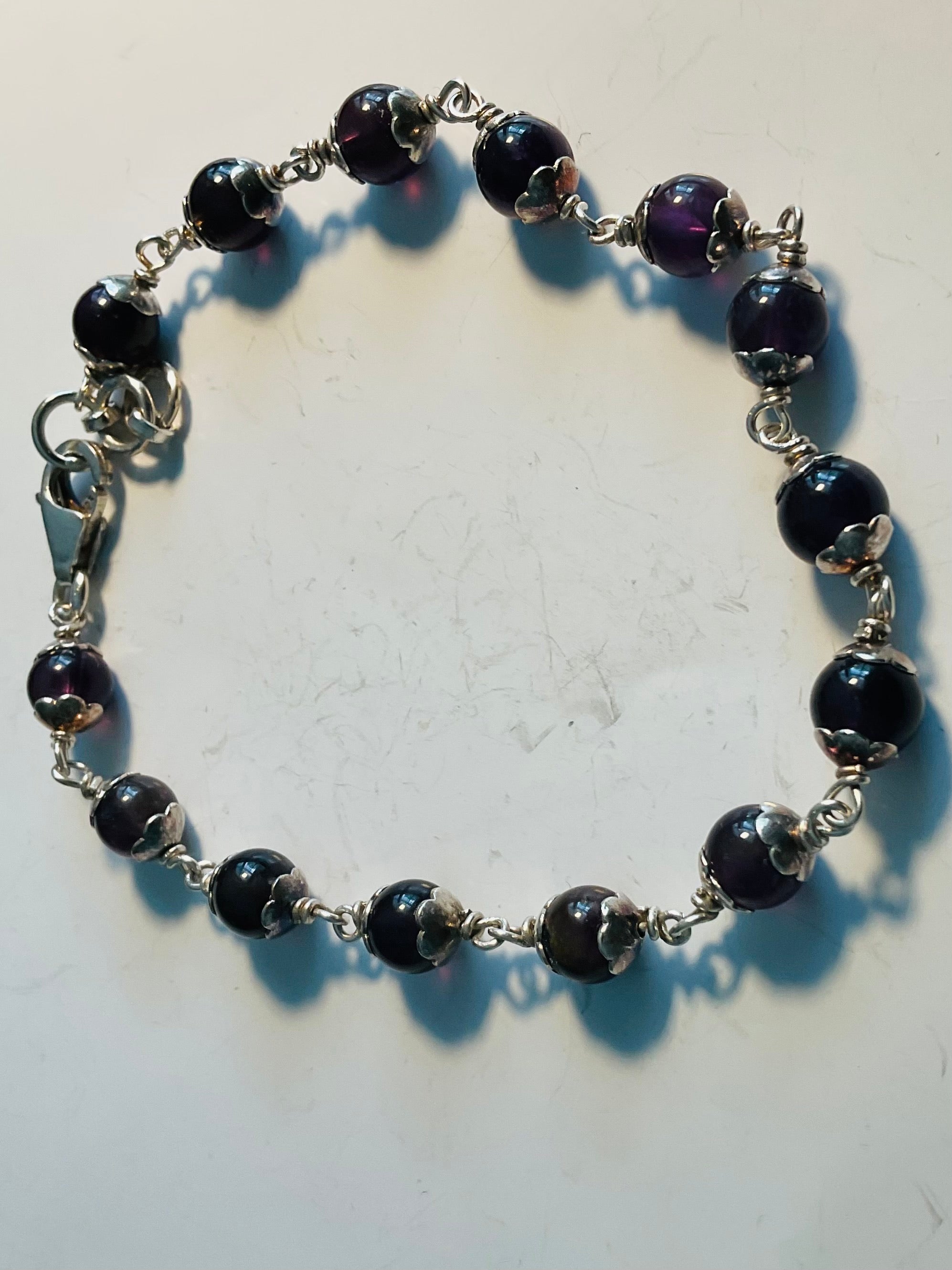 Amethyst bracelet design 7