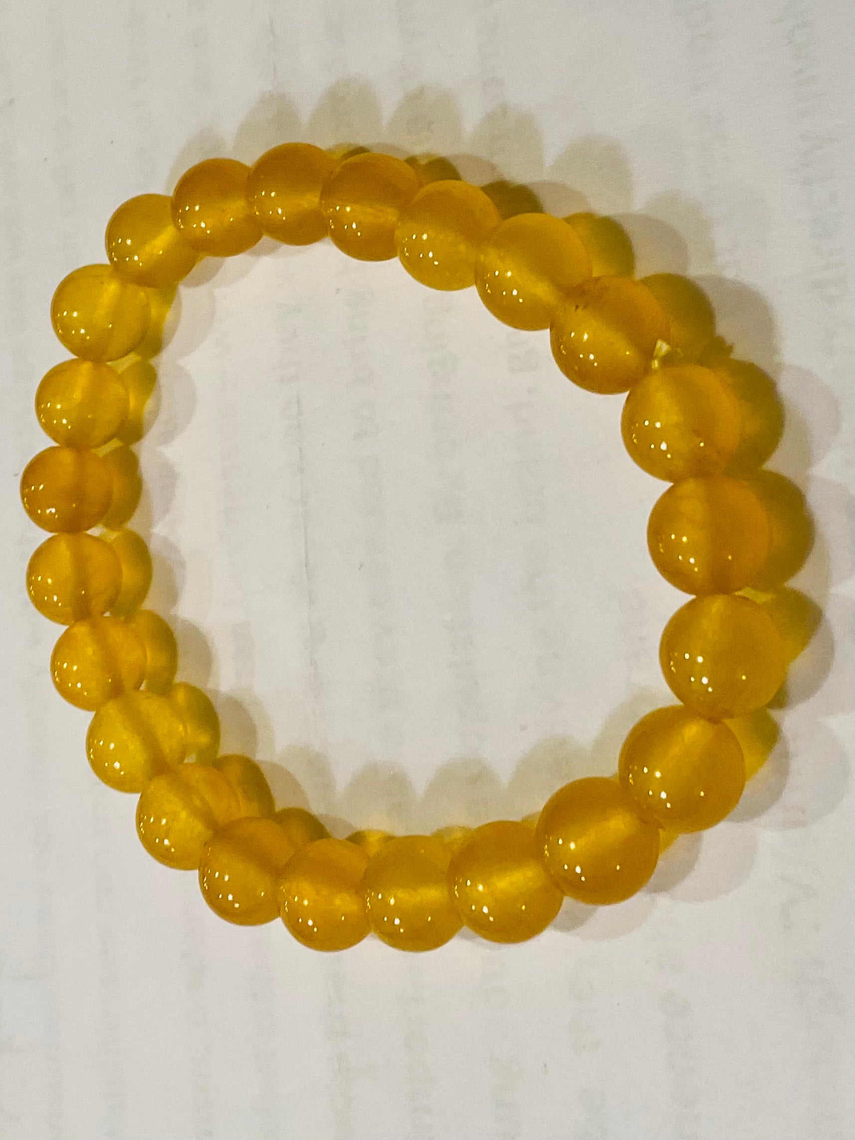 Yellow agate bracelet design 2