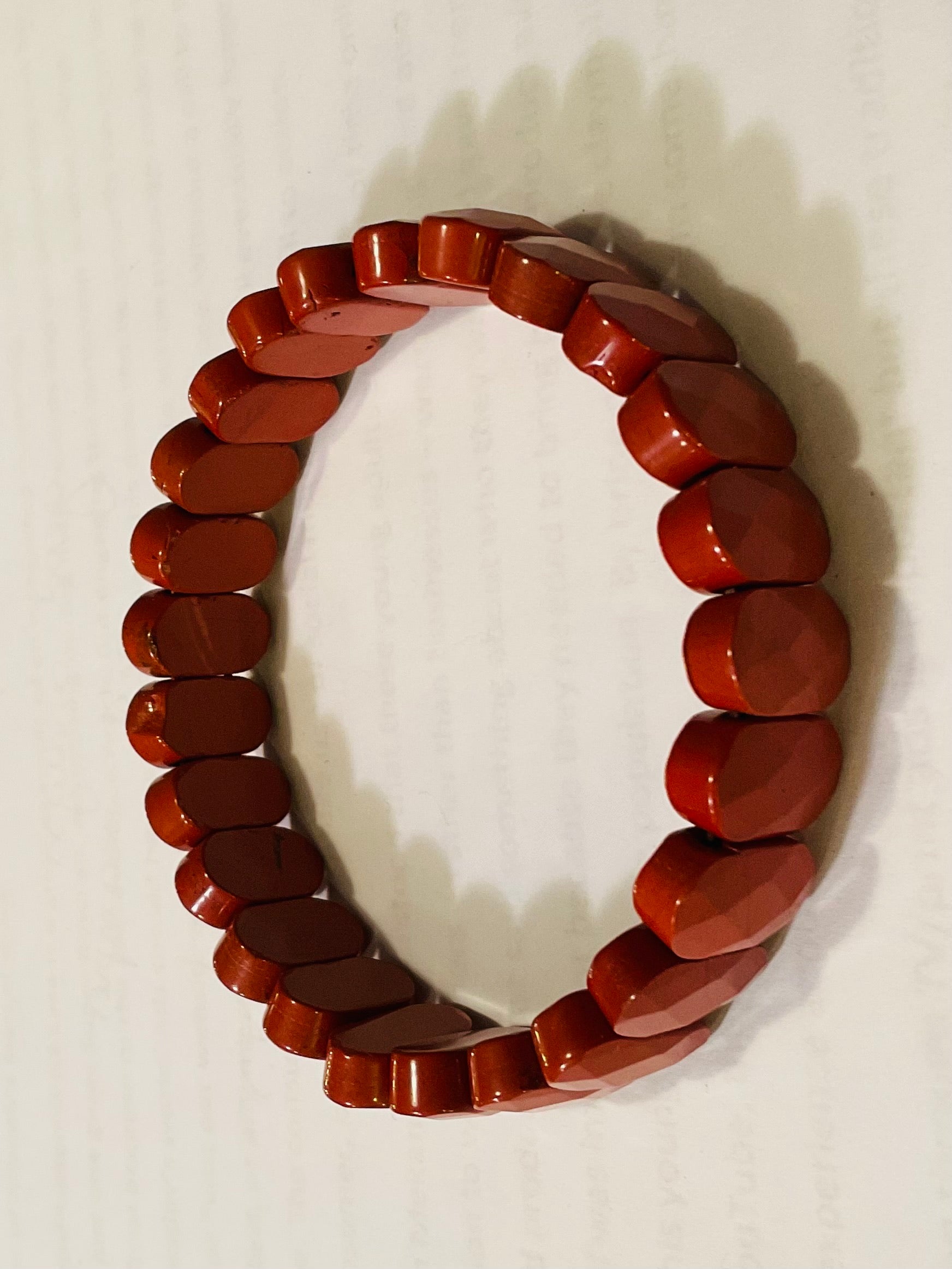 Red jasper bracelet design 4