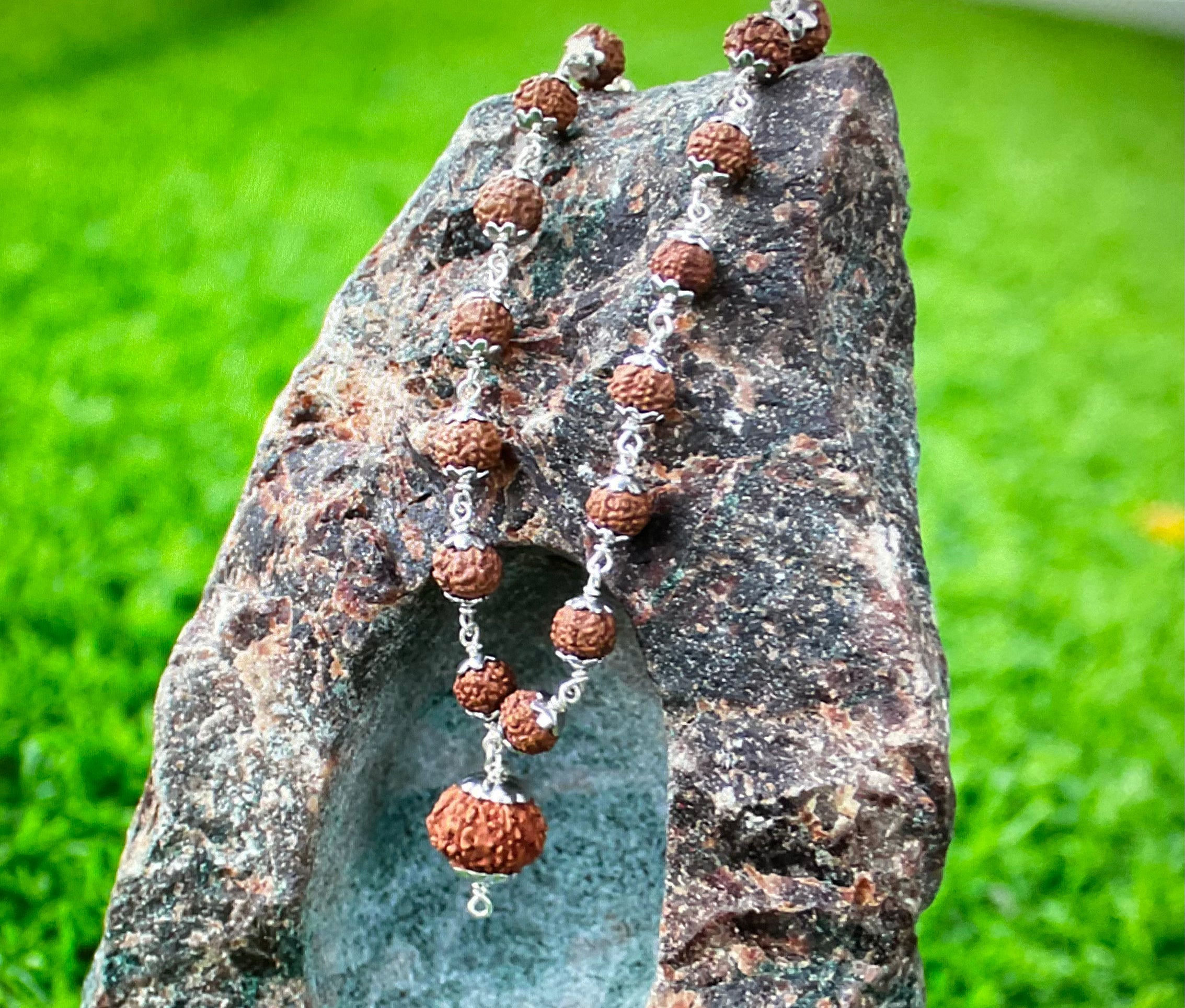 7 mukhi rudraksha mala