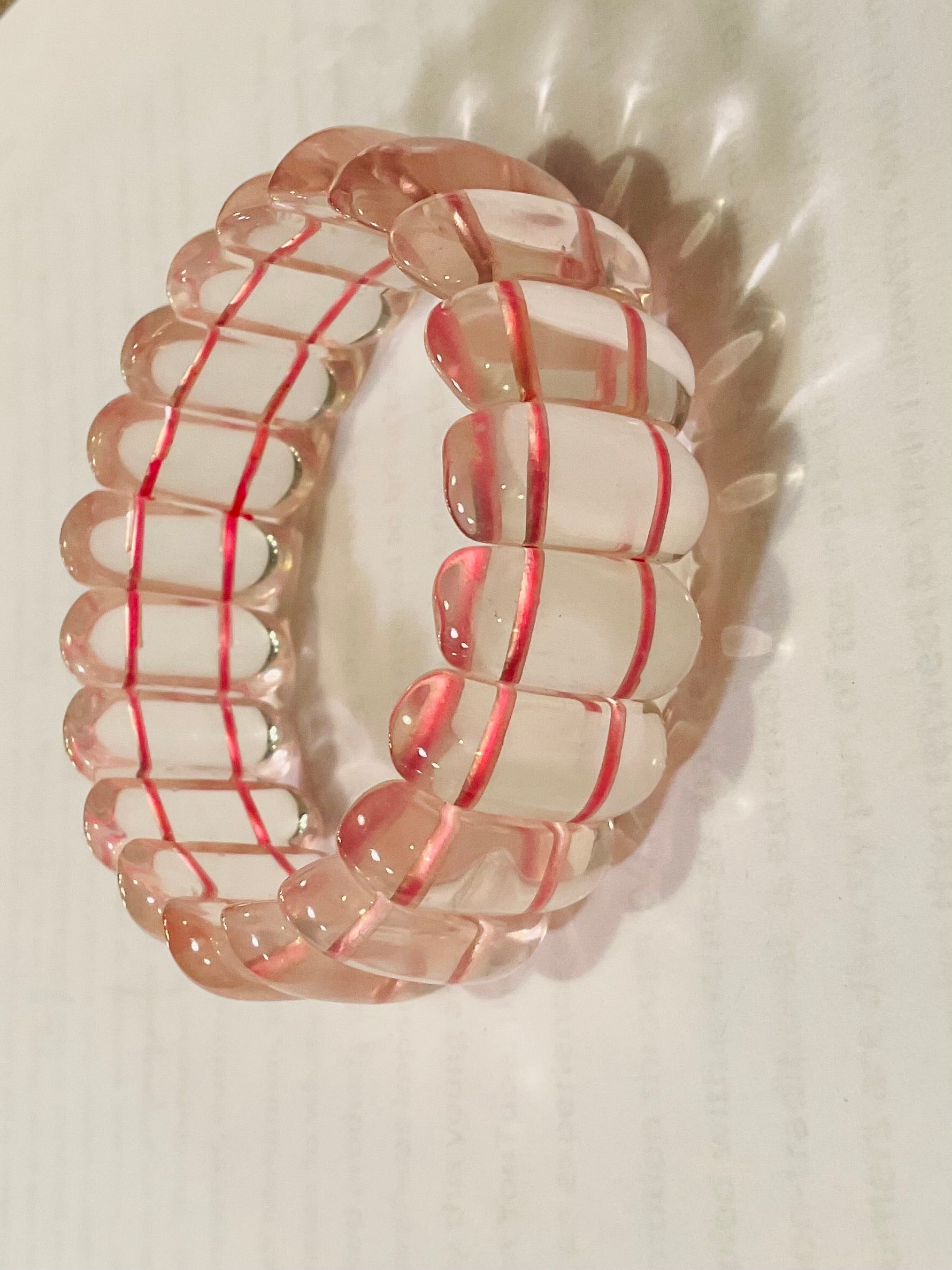 Rose Quartz Bracelet design 1
