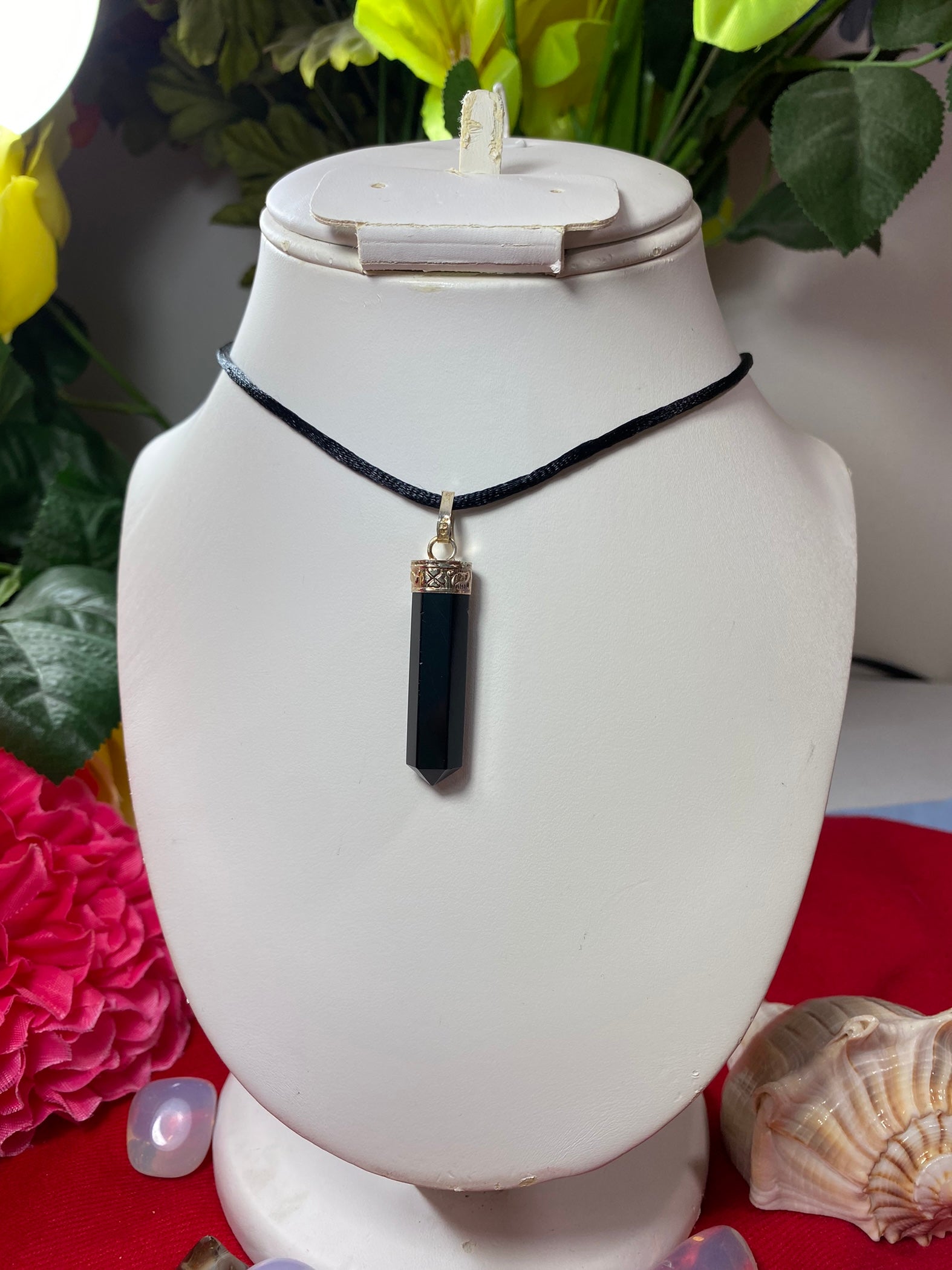 Black Obsidian Pendant