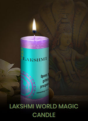 Lakshmi Prosperity Pillar Candle