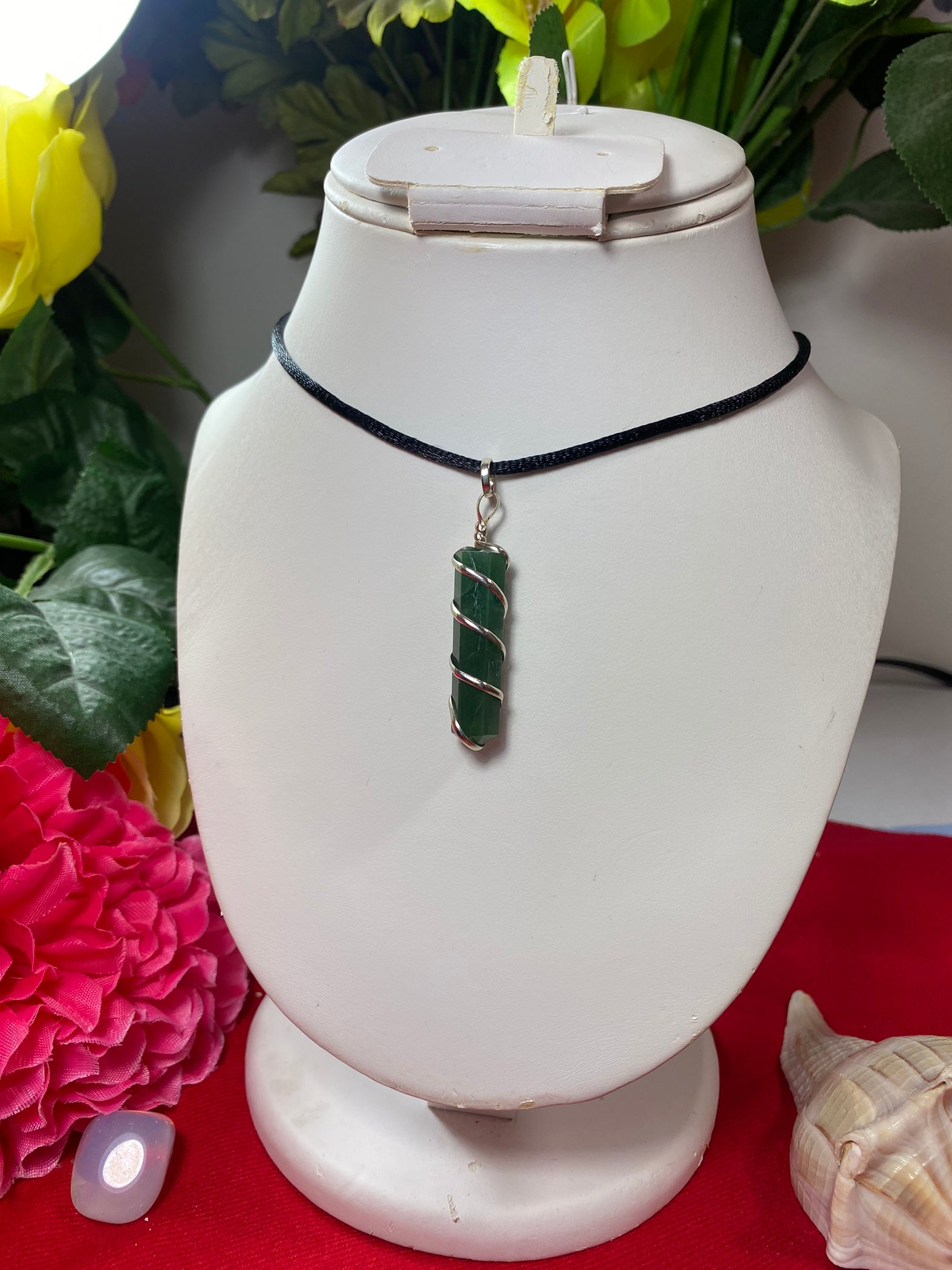 Jade Wrapped Pendants