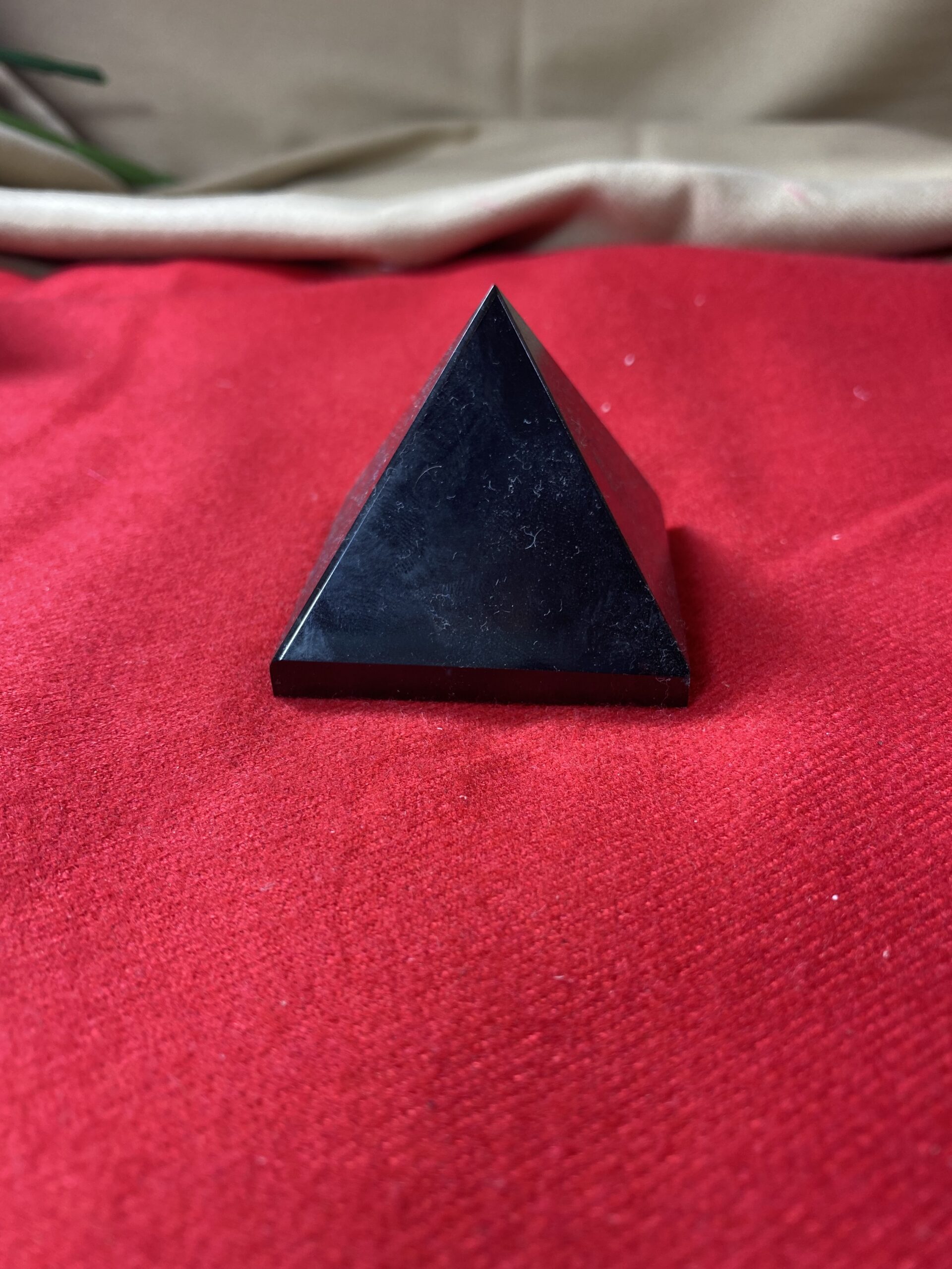 Black Obsidian Pyramid