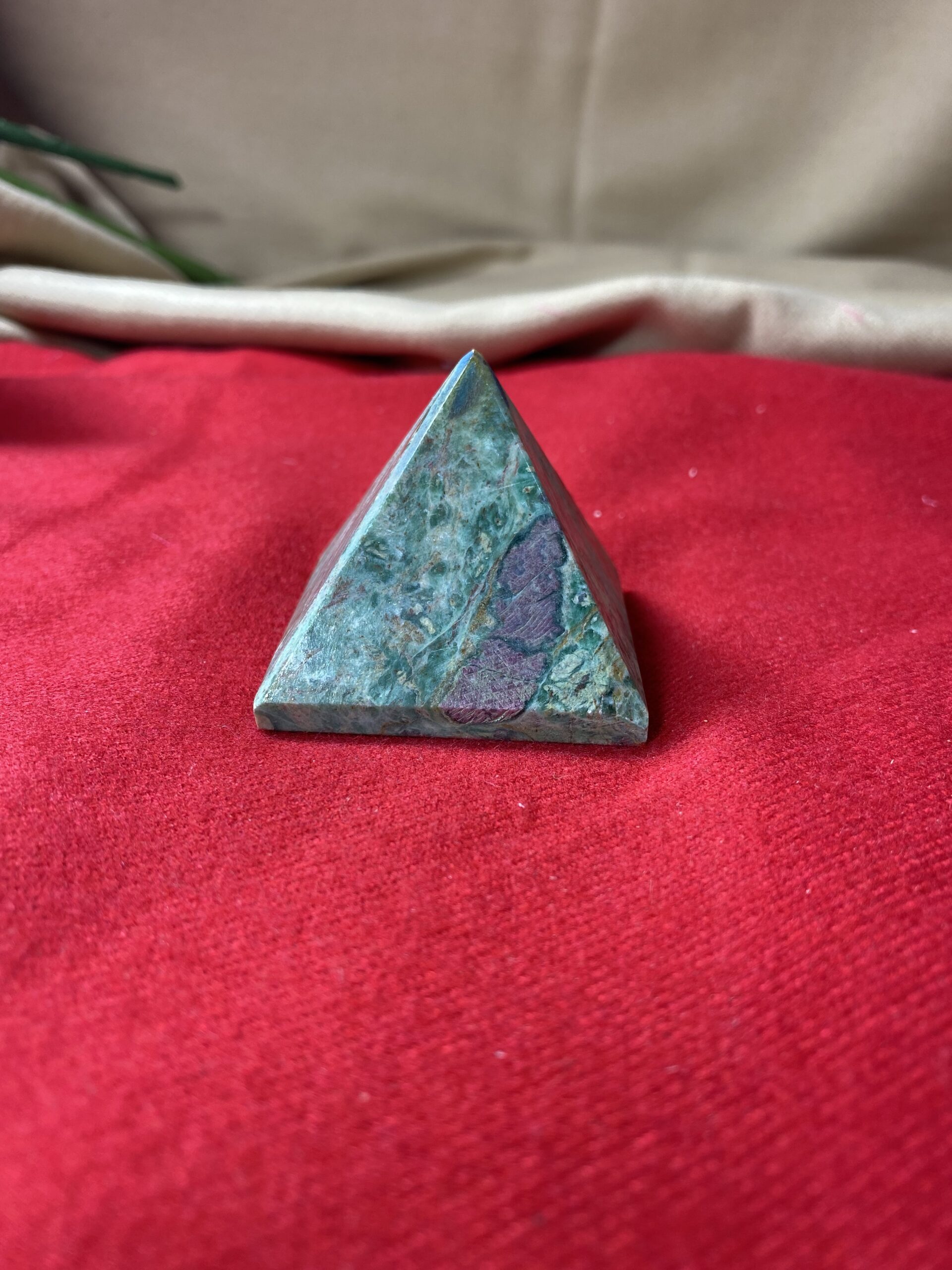 Ruby Zoisite Pyramid