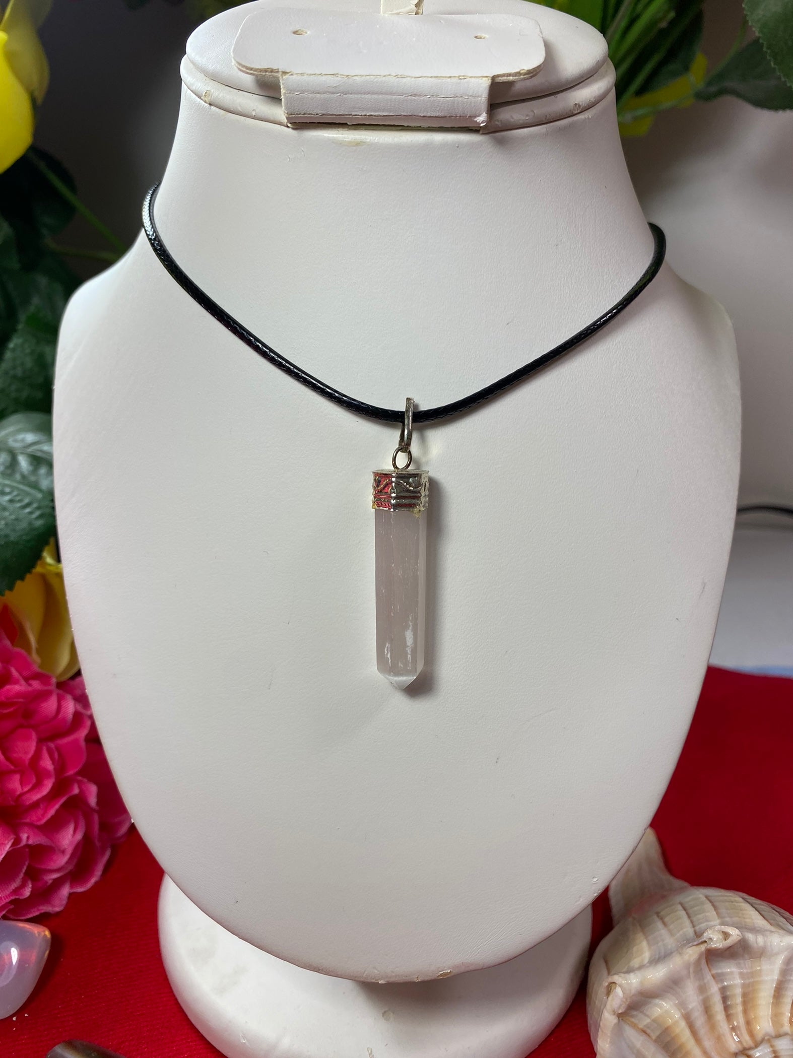 Selenite Pendant