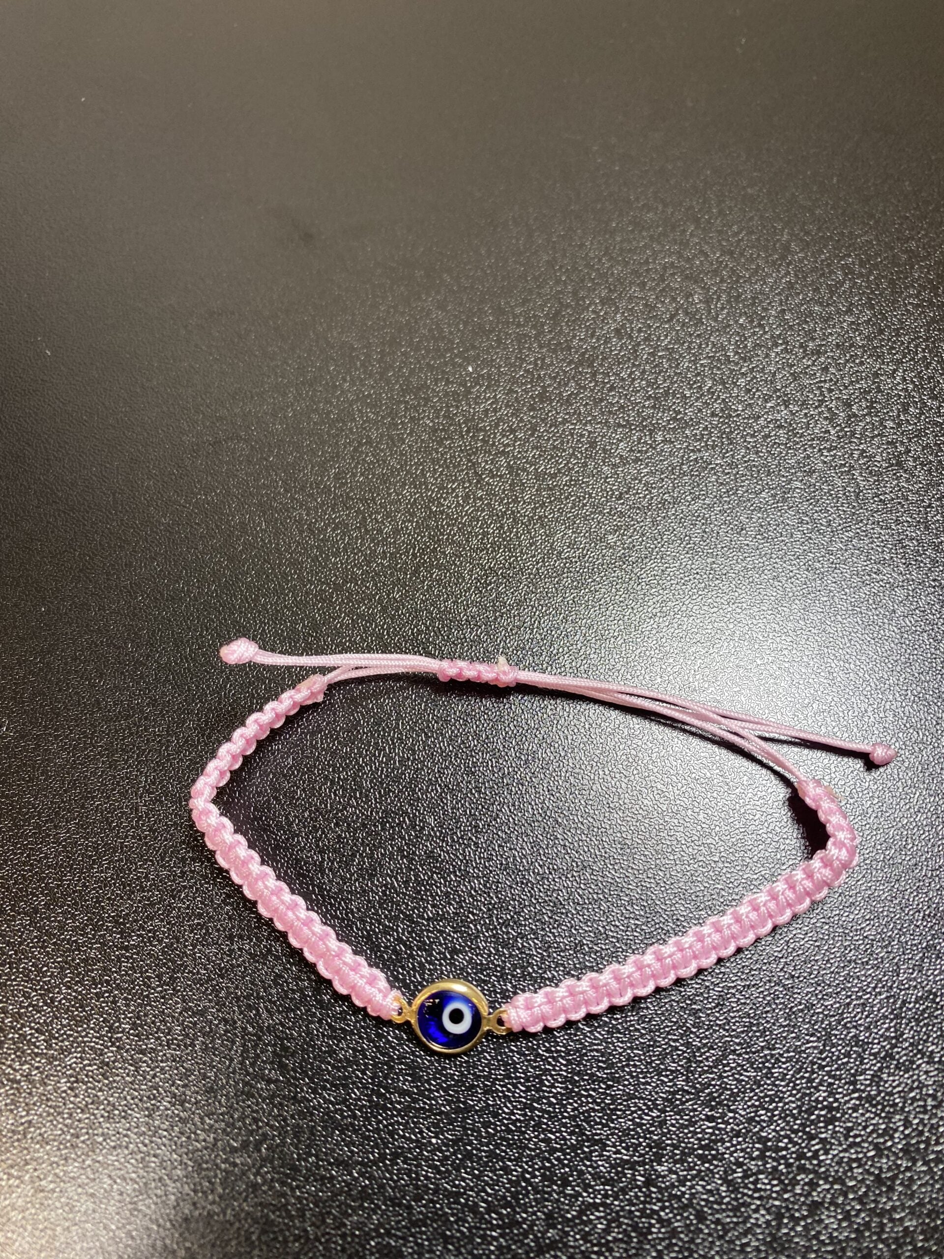 Evil Eye Protection Pink Bracelet
