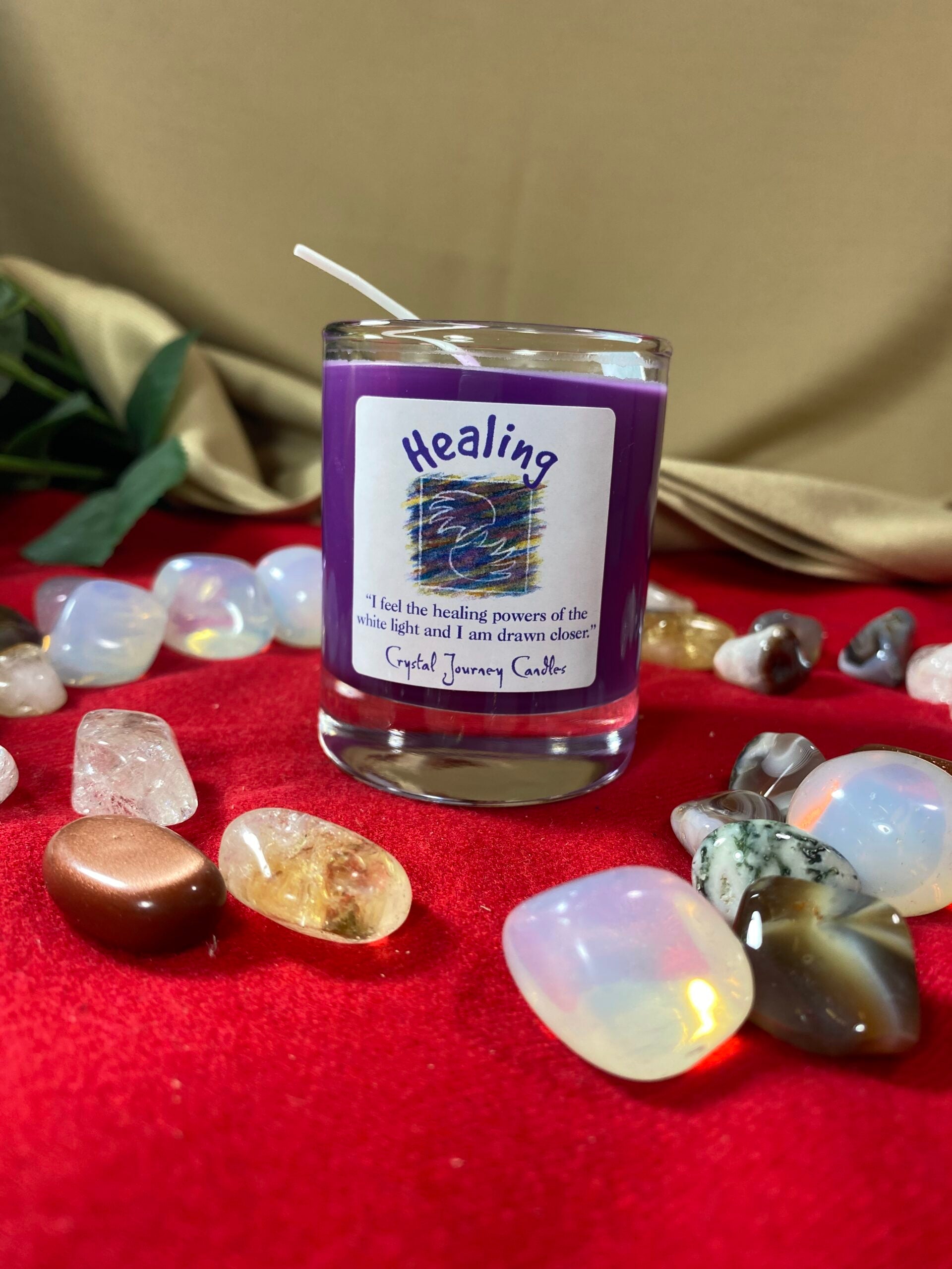 Healing Glass Votive Candle