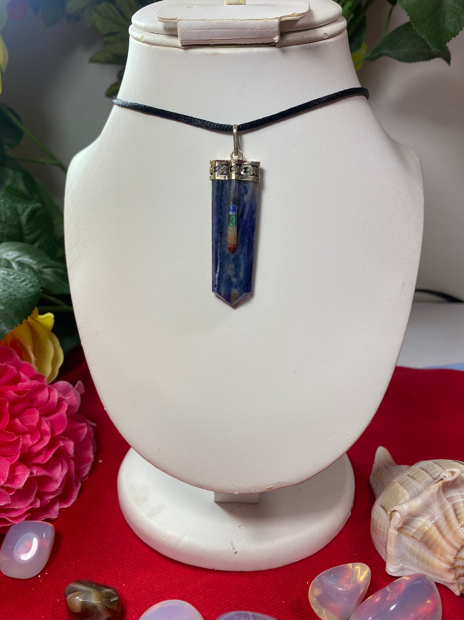 Lapis Lazuli Chakra Pendant Design 2