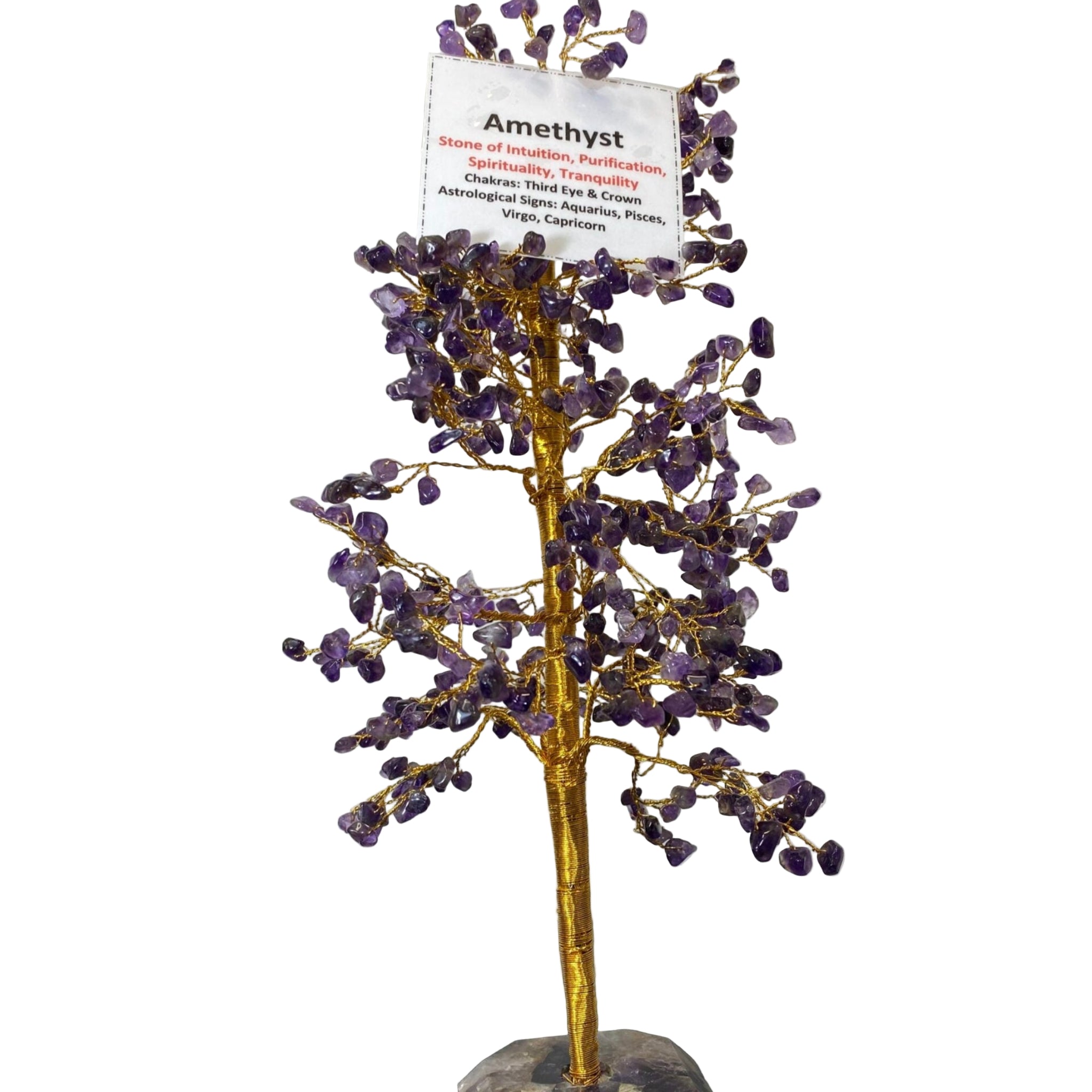 Natural Amethyst Gem Tree