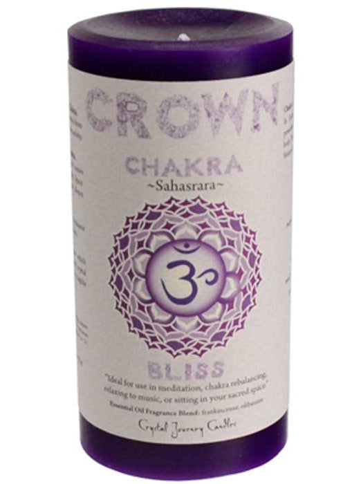 Crown Chakra pillar candle