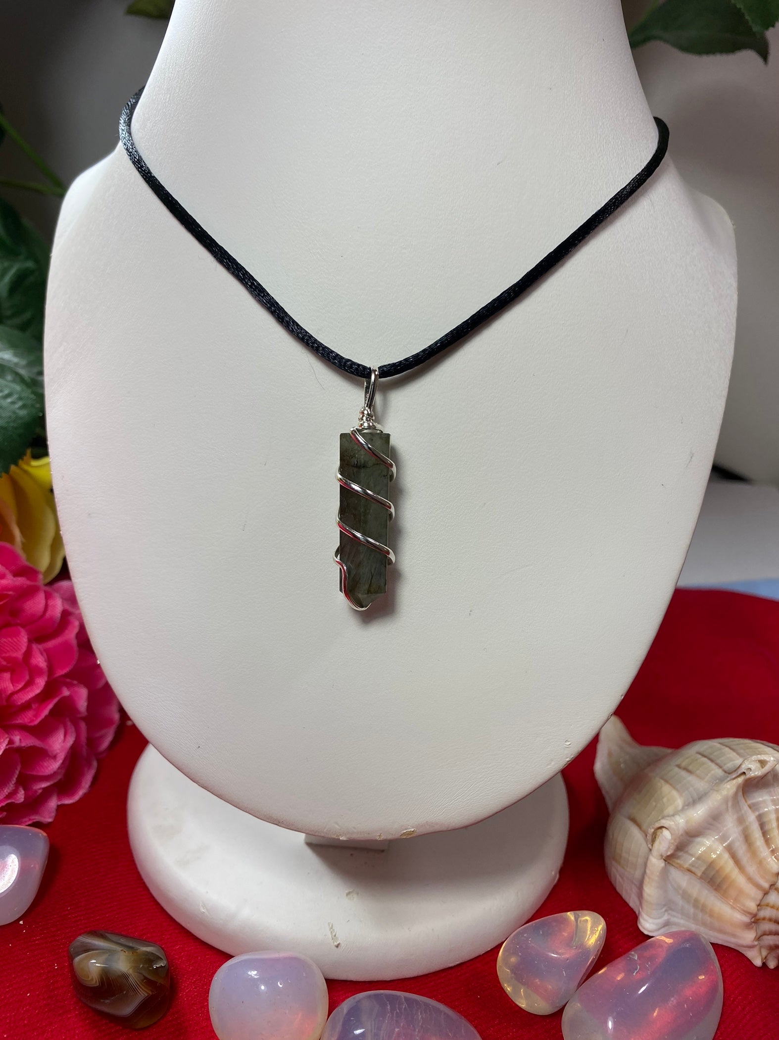 Labradorite Wrapped Pendant