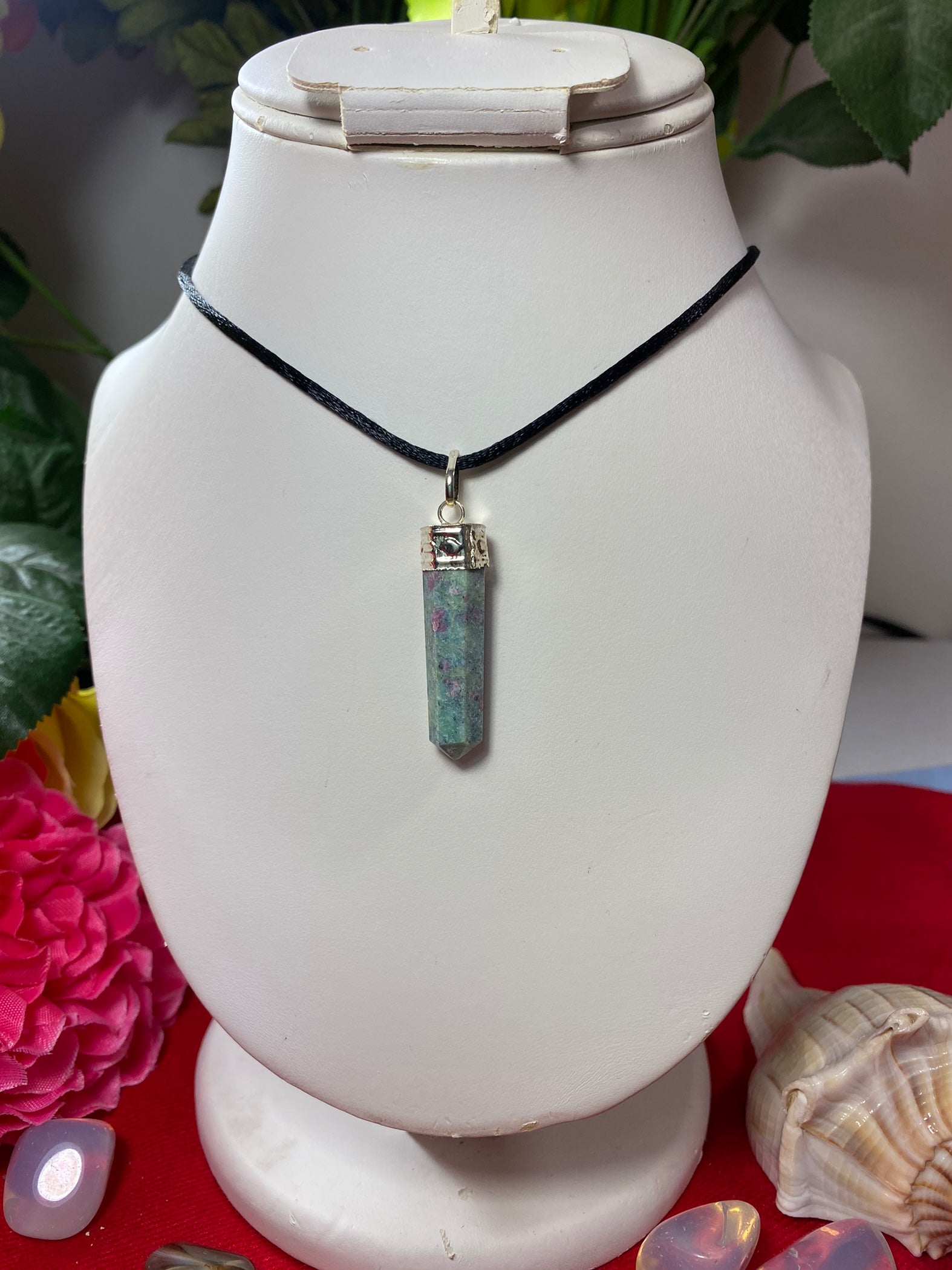 Ruby Zoisite Pendant