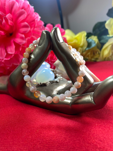 Flower Agate Bracelet