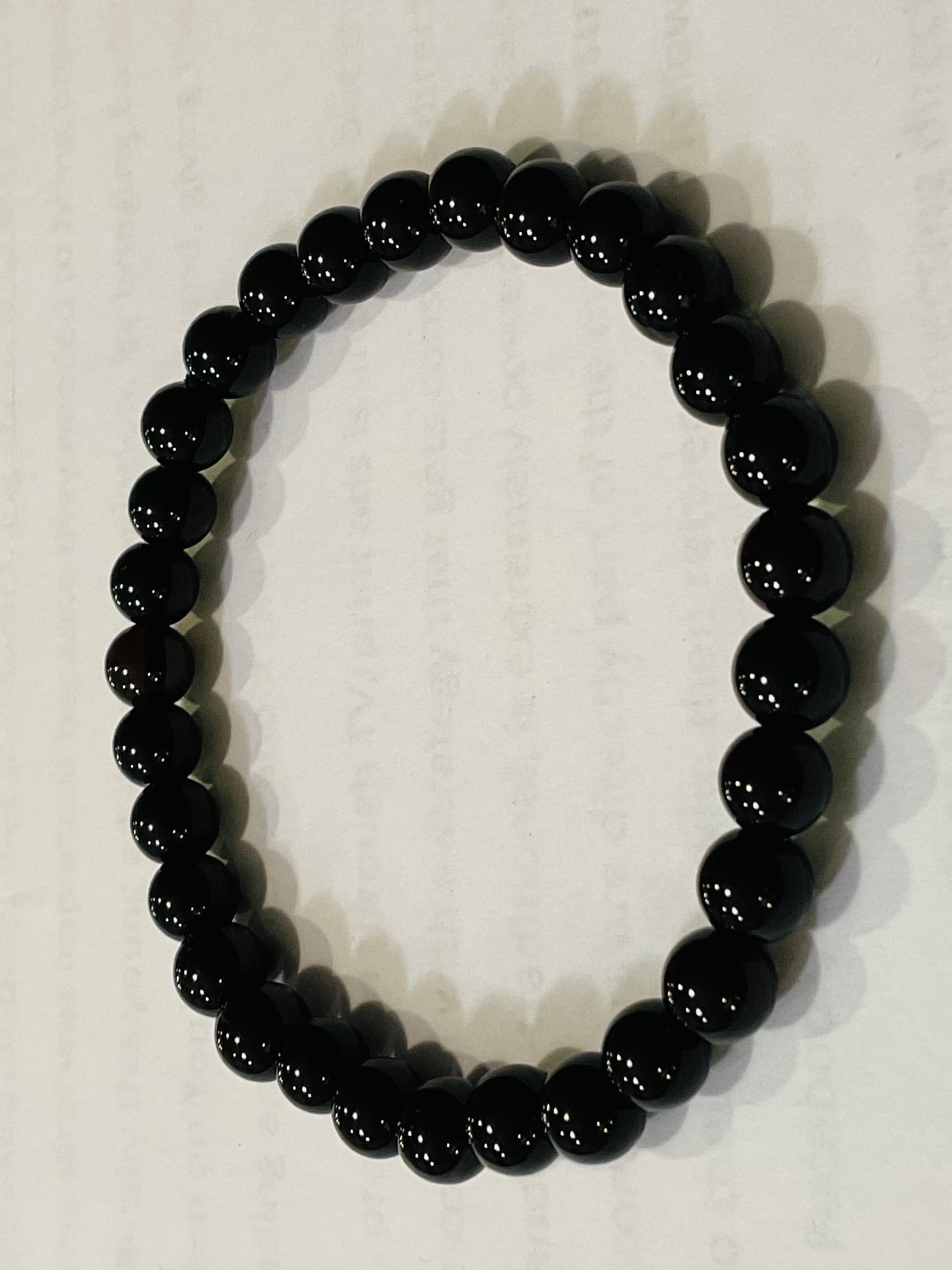 Black obsidian bracelet design 1
