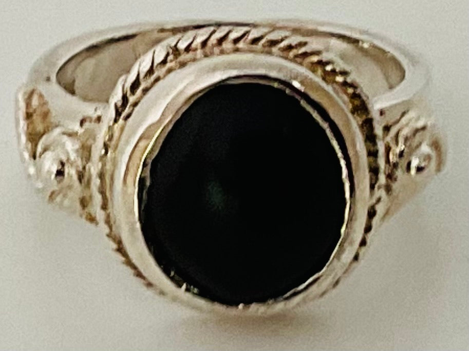 Black onyx ring  design 5