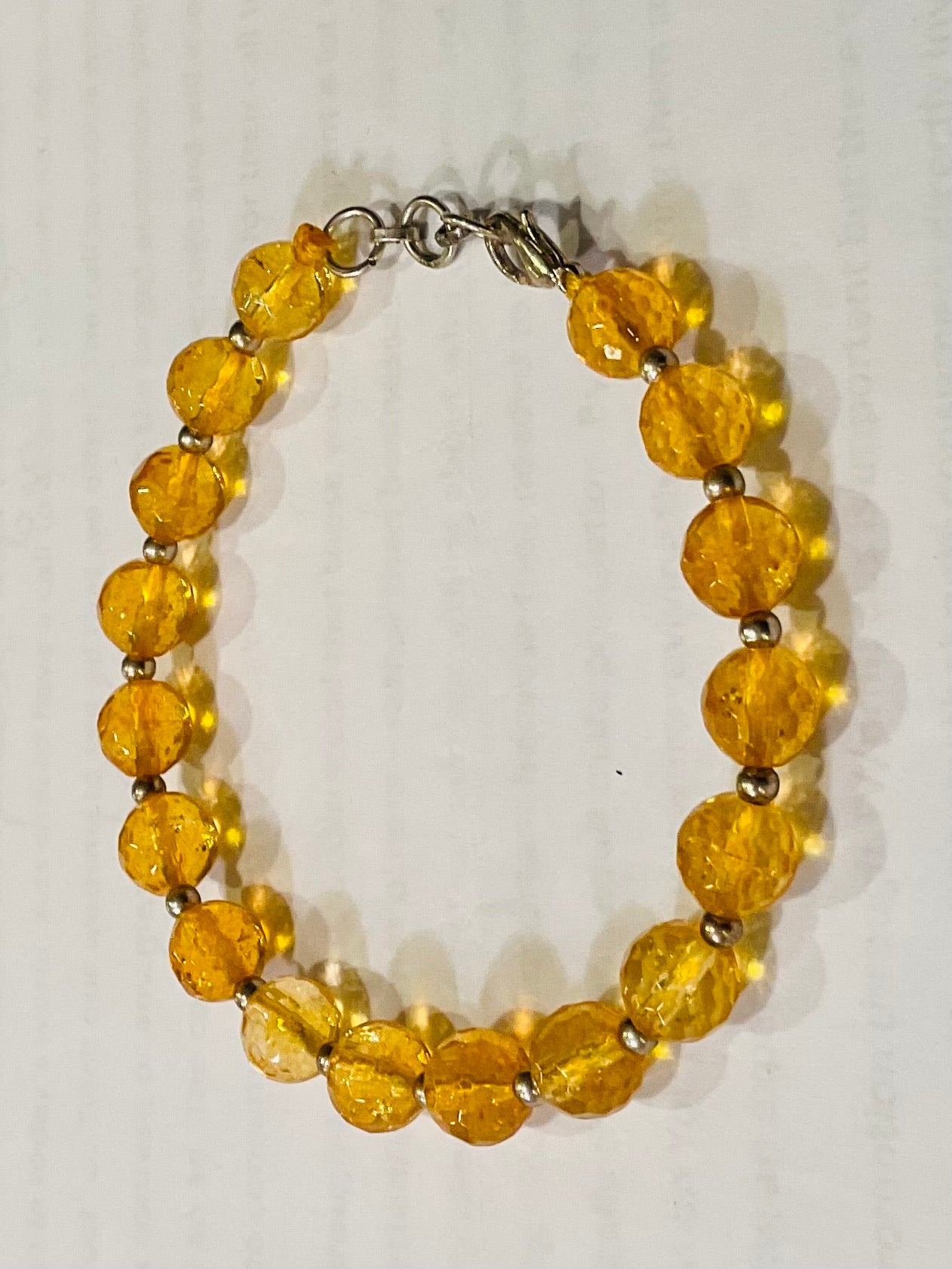 Citrine bracelet design 1
