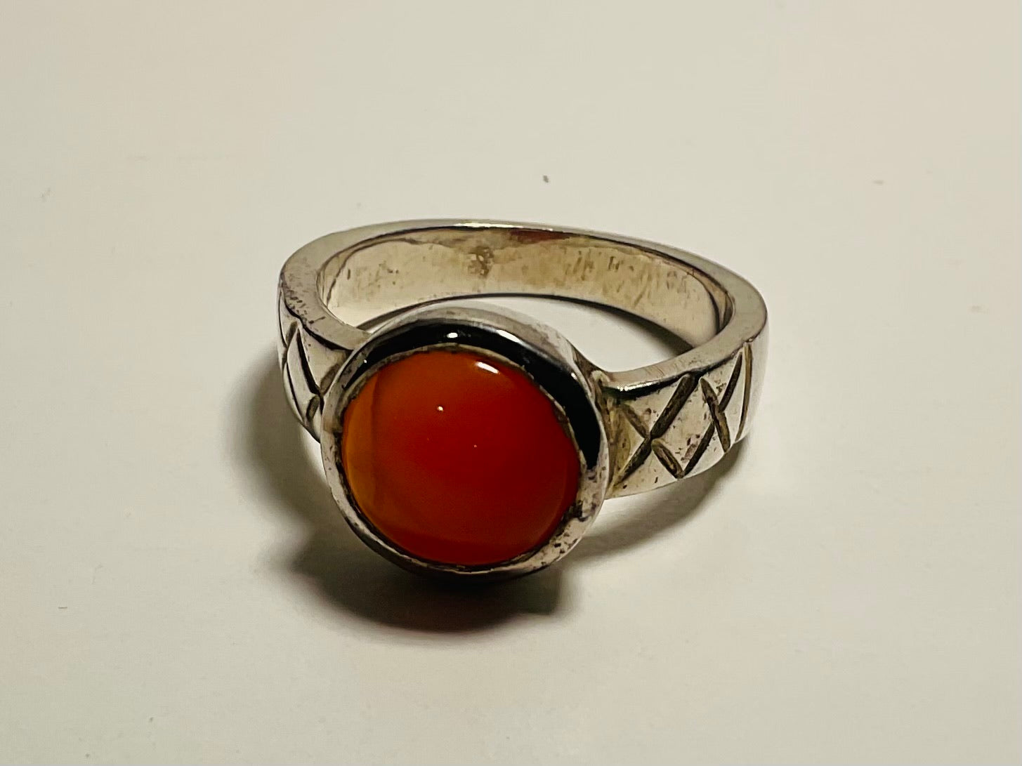 Carnelian ring design 3