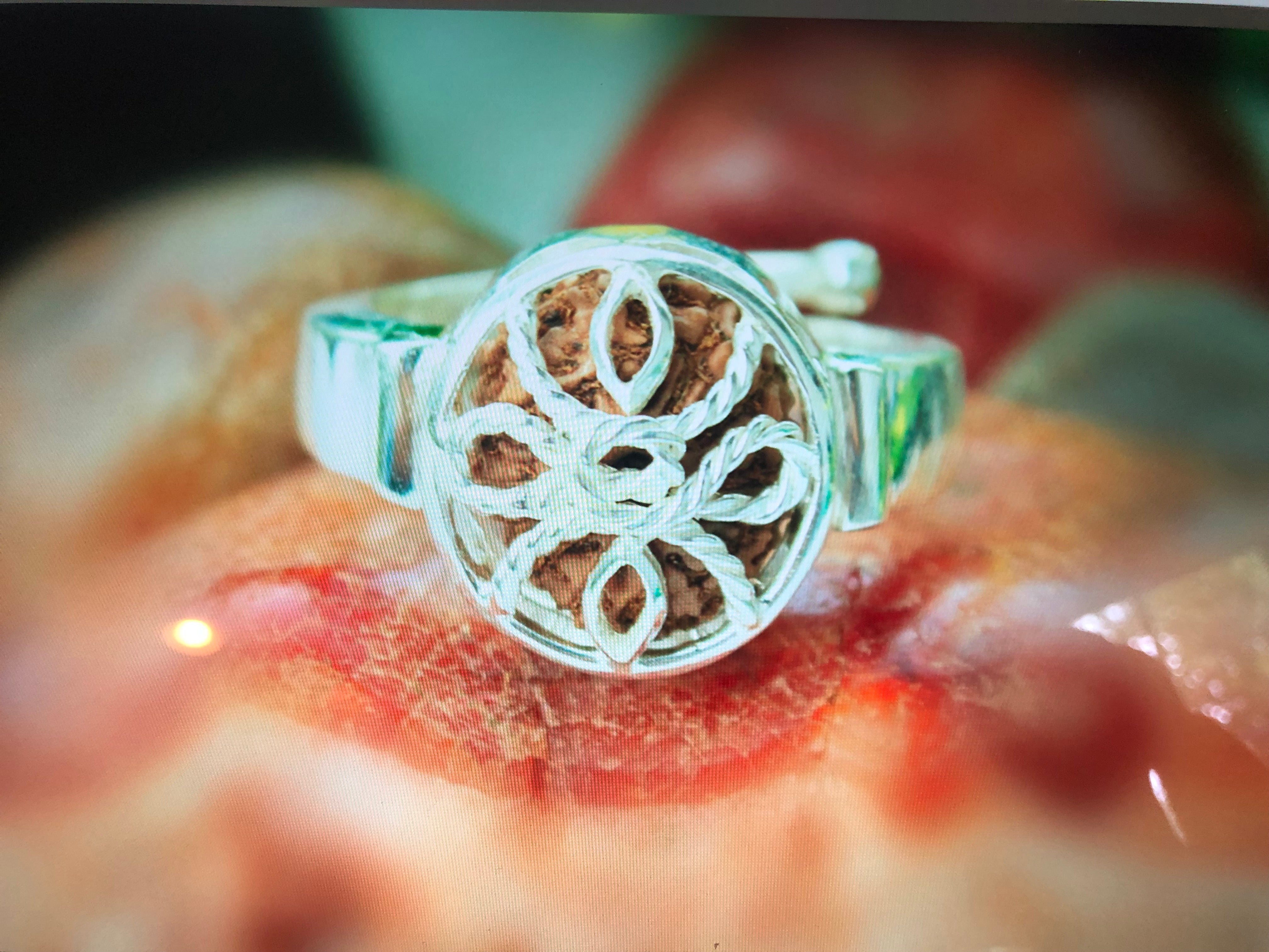 14 Mukhi Rudraksha ring design 2