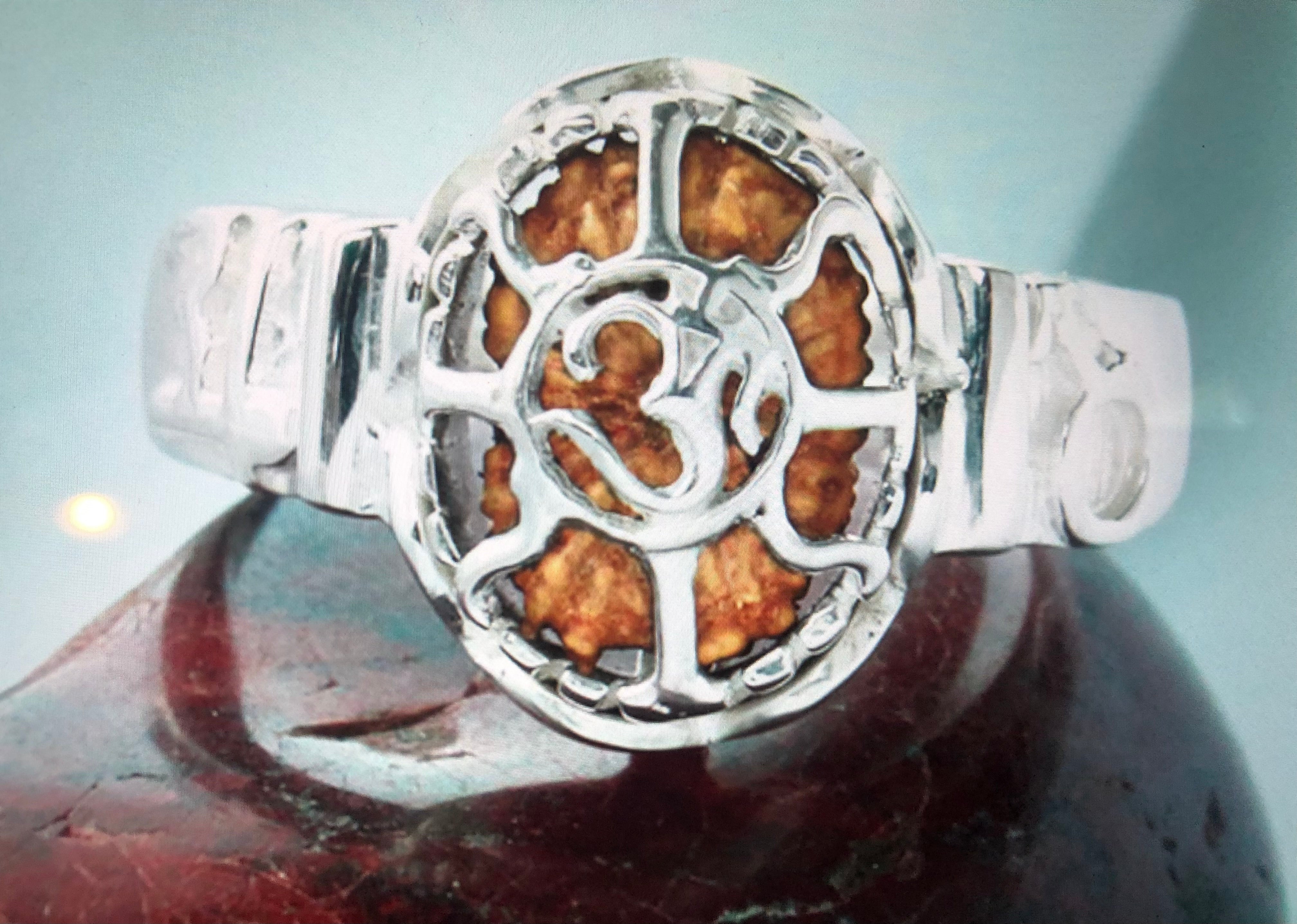 14 Mukhi rudraksha ring