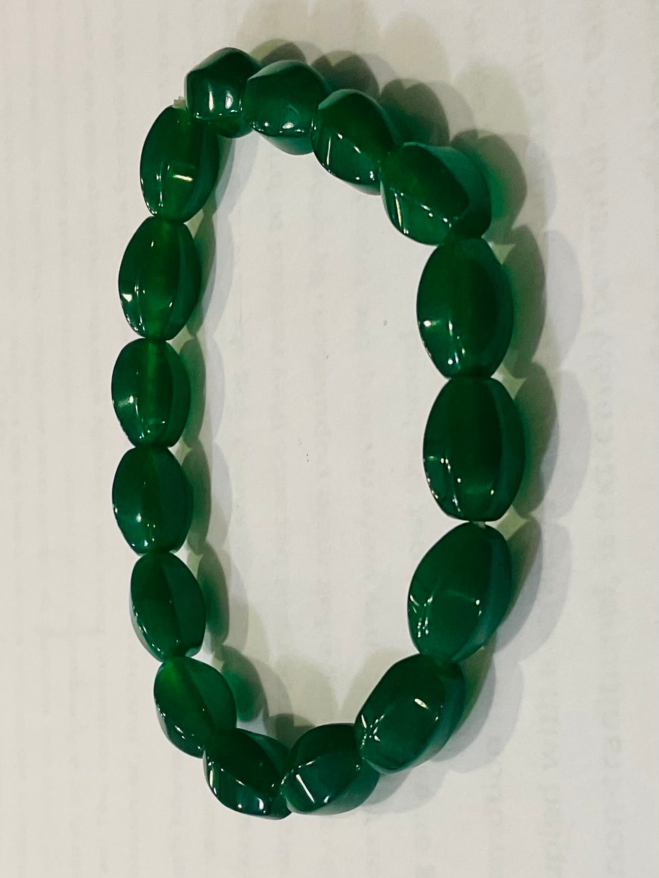 Green agate bracelet design 3