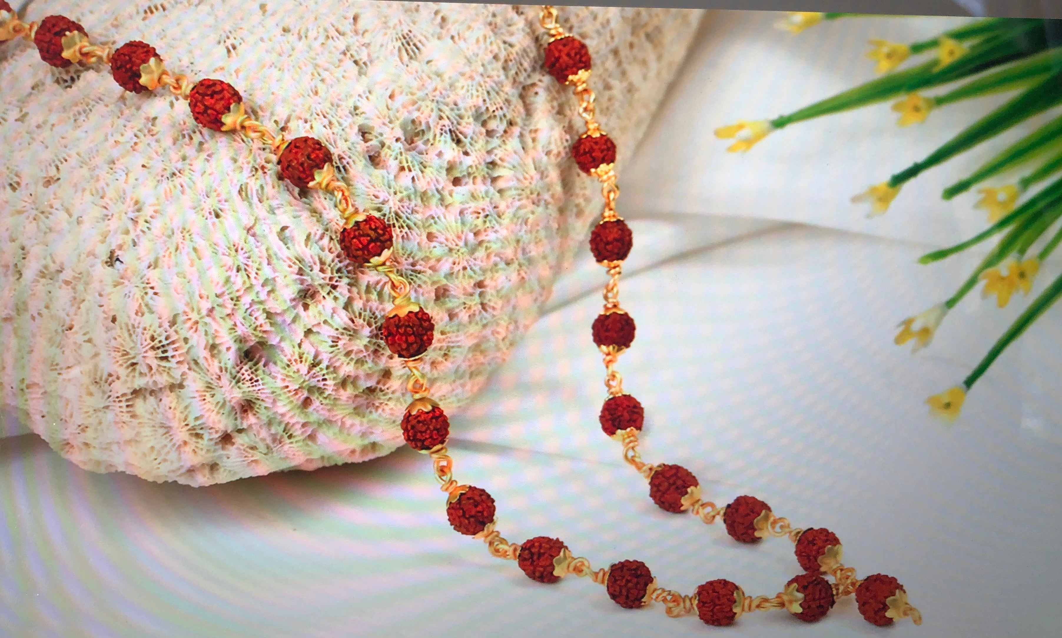 Rudraksha 5 mukhi mala