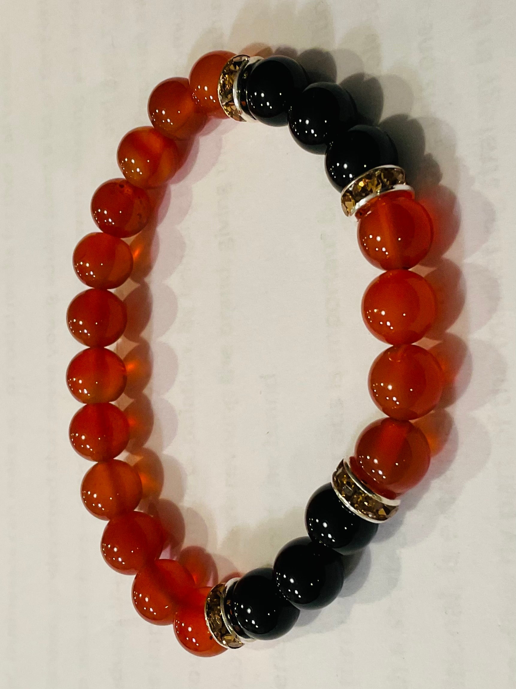 Carnelian/ Black Onyx