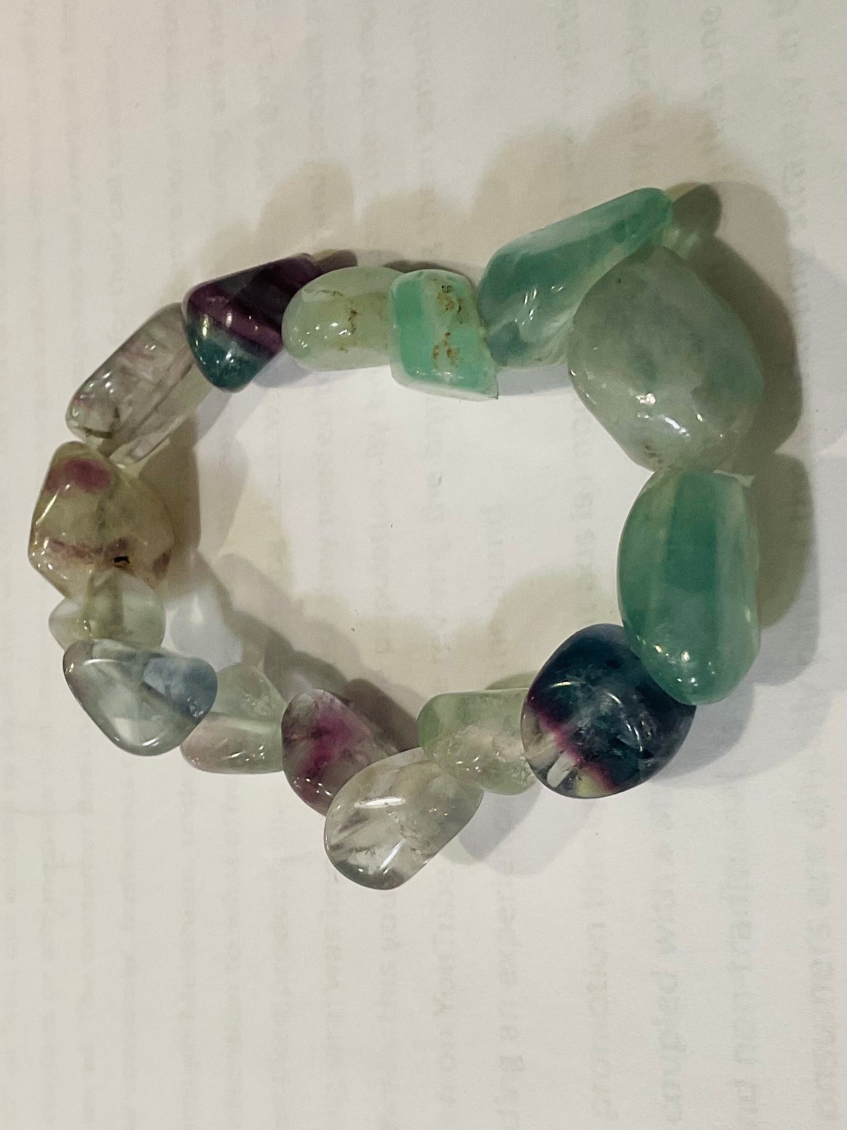 Fluorite bracelet design 2
