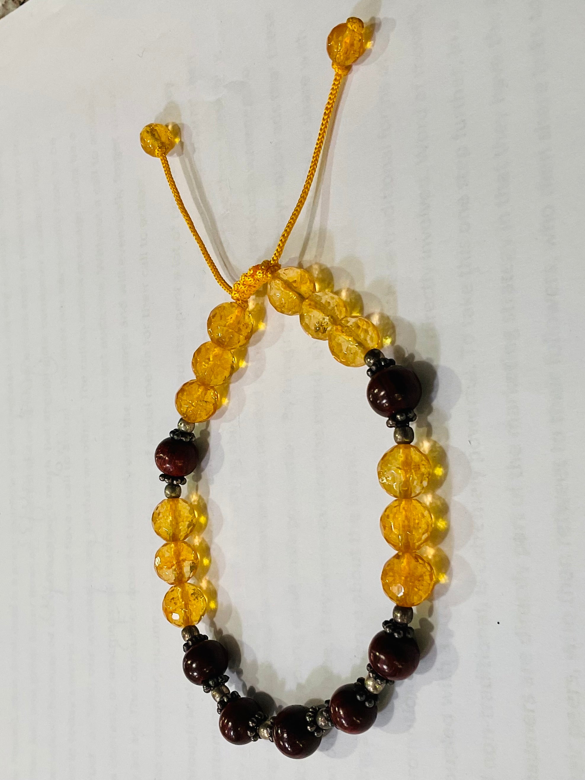 Citrine bracelet design 4