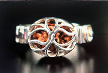 Load image into Gallery viewer, Rudraksha ring 3 Mukhi
