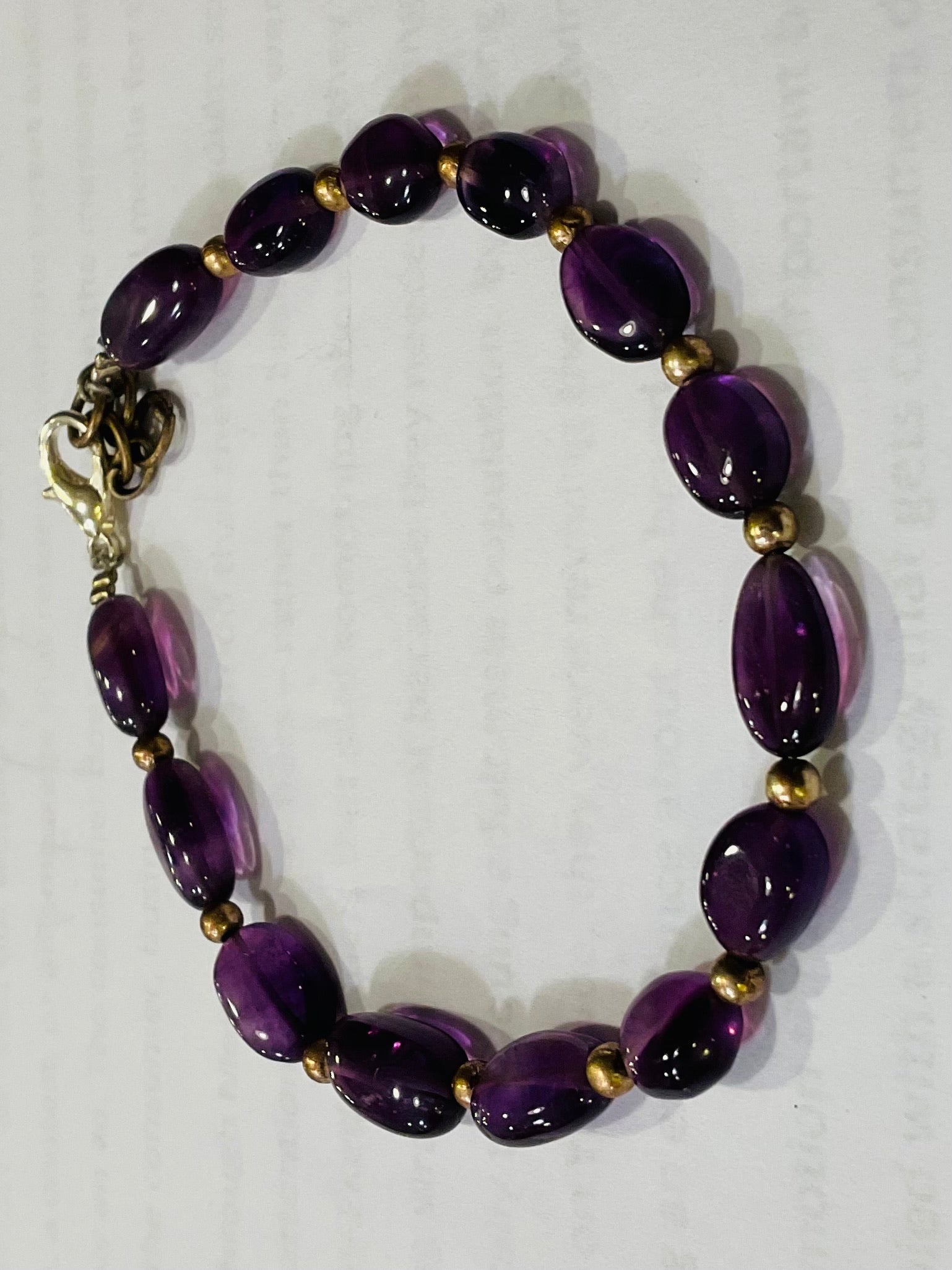 Amethyst bracelet design 9