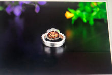 Load image into Gallery viewer, Rudraksha ring 3 Mukhi
