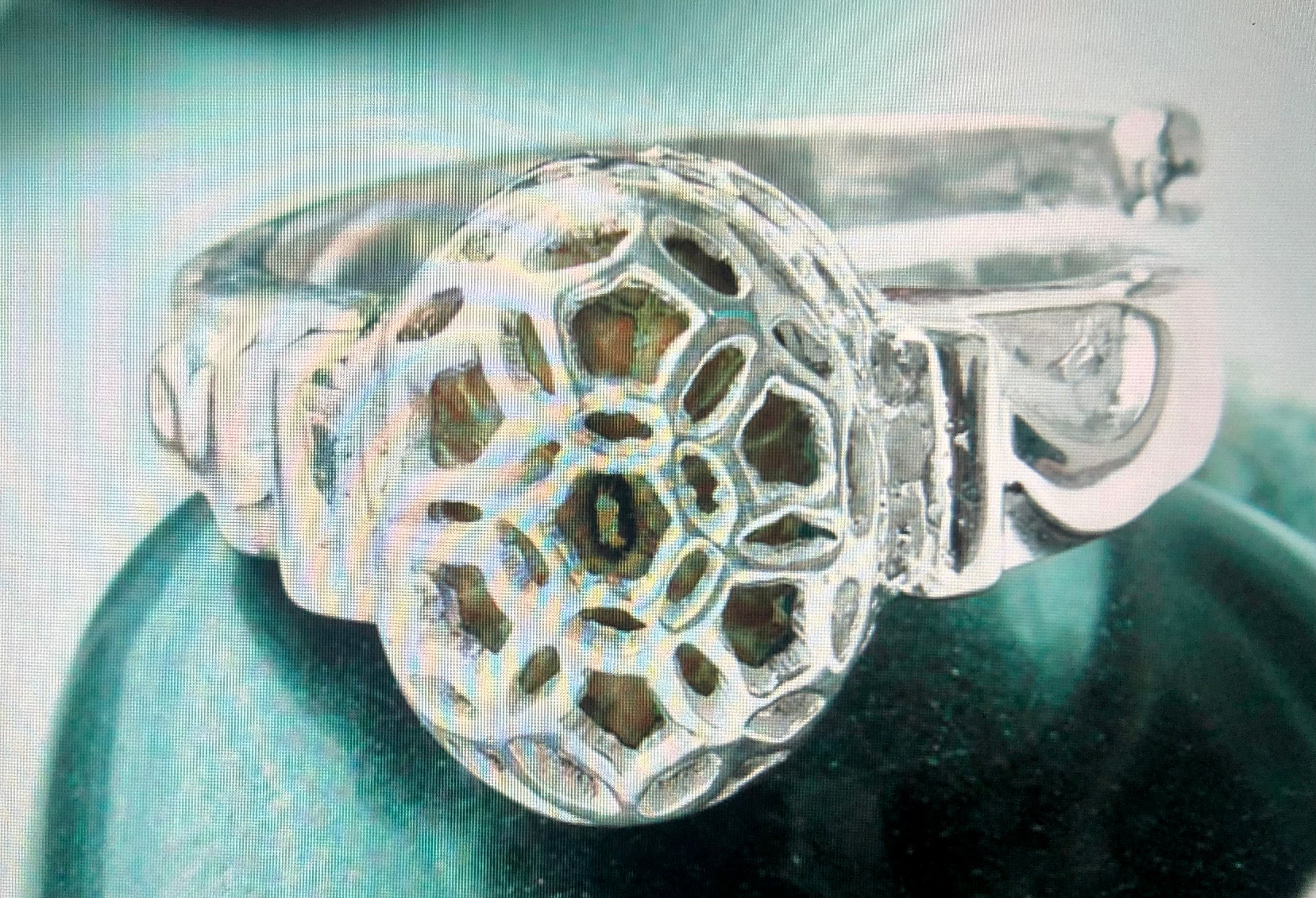 13 Mukhi rudraksha ring