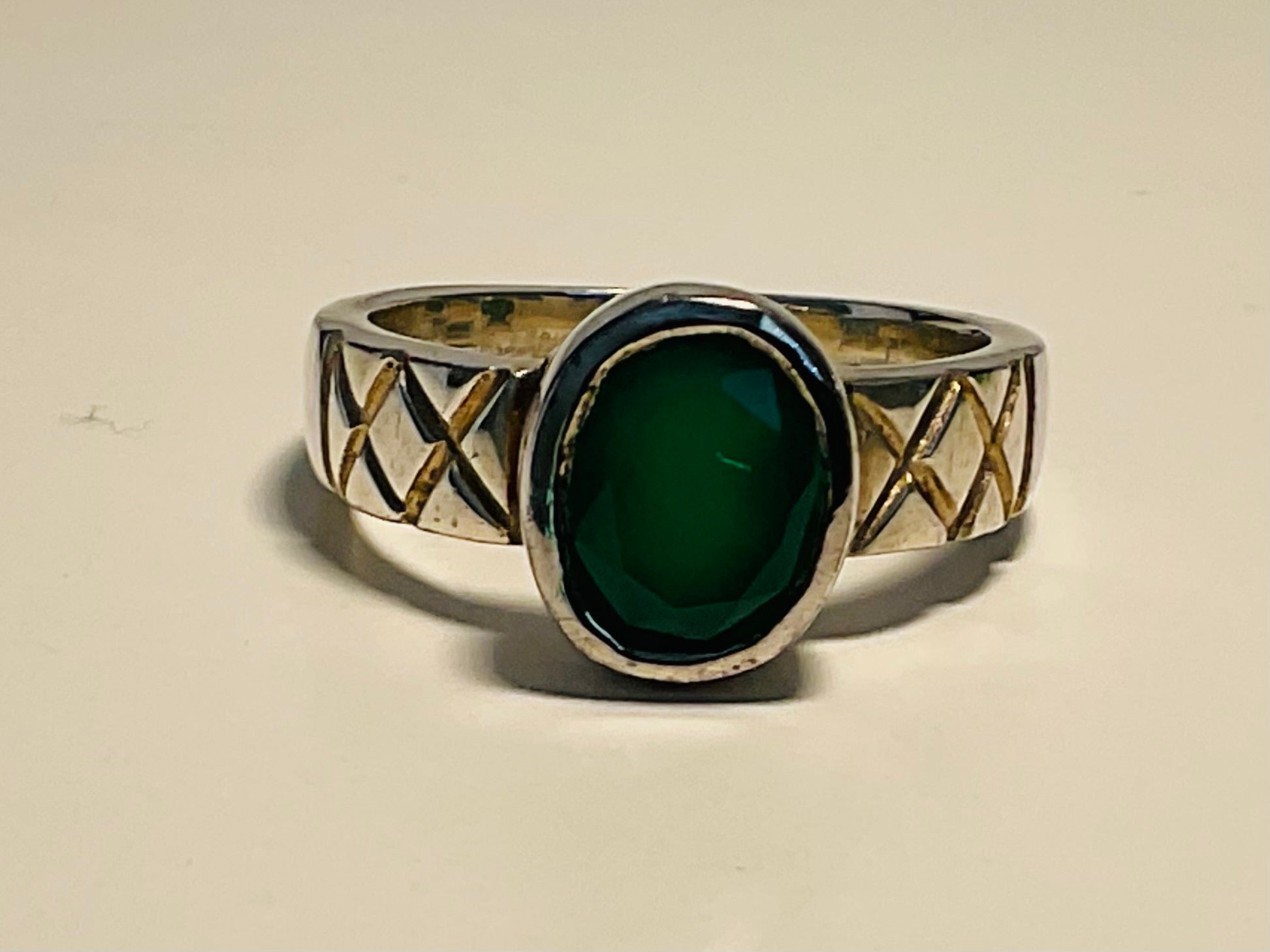 Green Onyx ring design 5